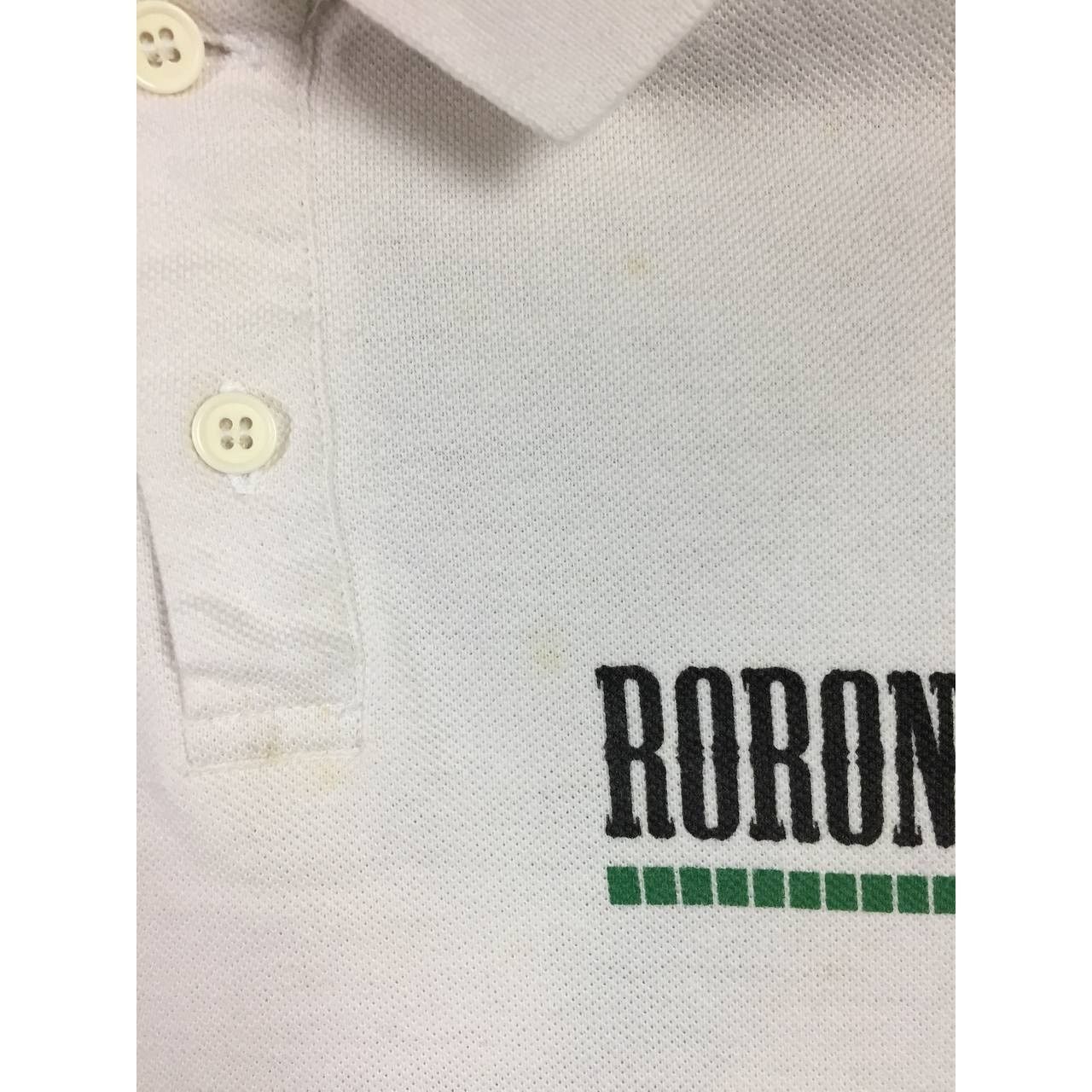 Anime × Vintage Vtg One Piece Roronoa Zoro Three Swords Anime Manga Polo Tee Size US M / EU 48-50 / 2 - 9 Thumbnail