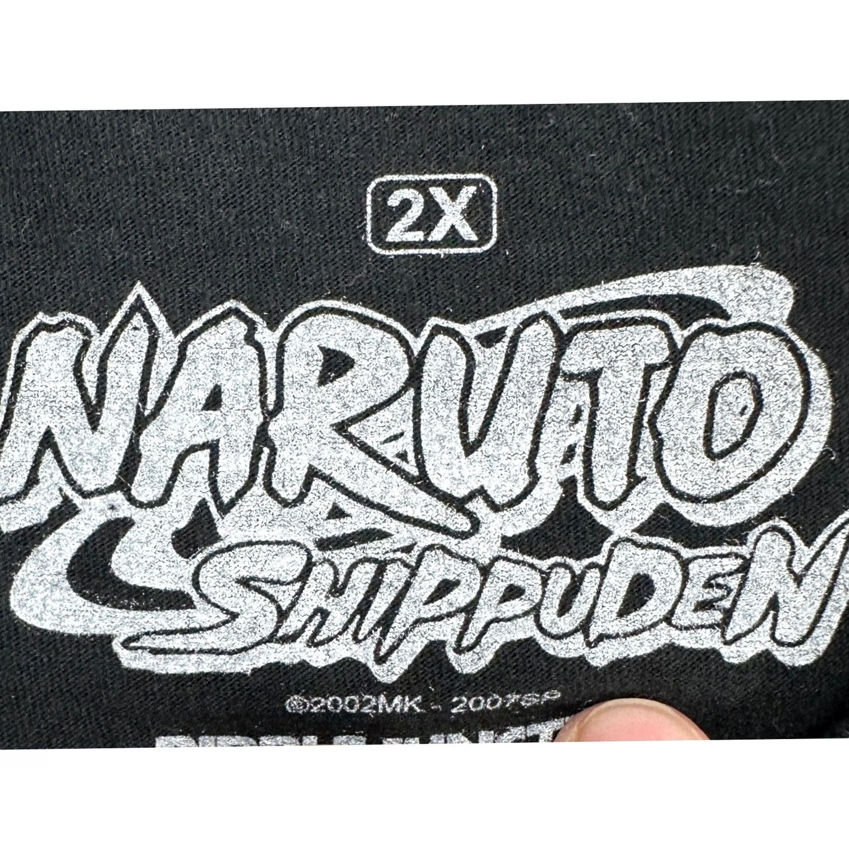 Ripple Junction VINTAGE Naruto Shippuden Unisex Anime Tee T-Shirt 2X Black Short Sleeve Ripple Junction Size US XXL / EU 58 / 5 - 4 Thumbnail