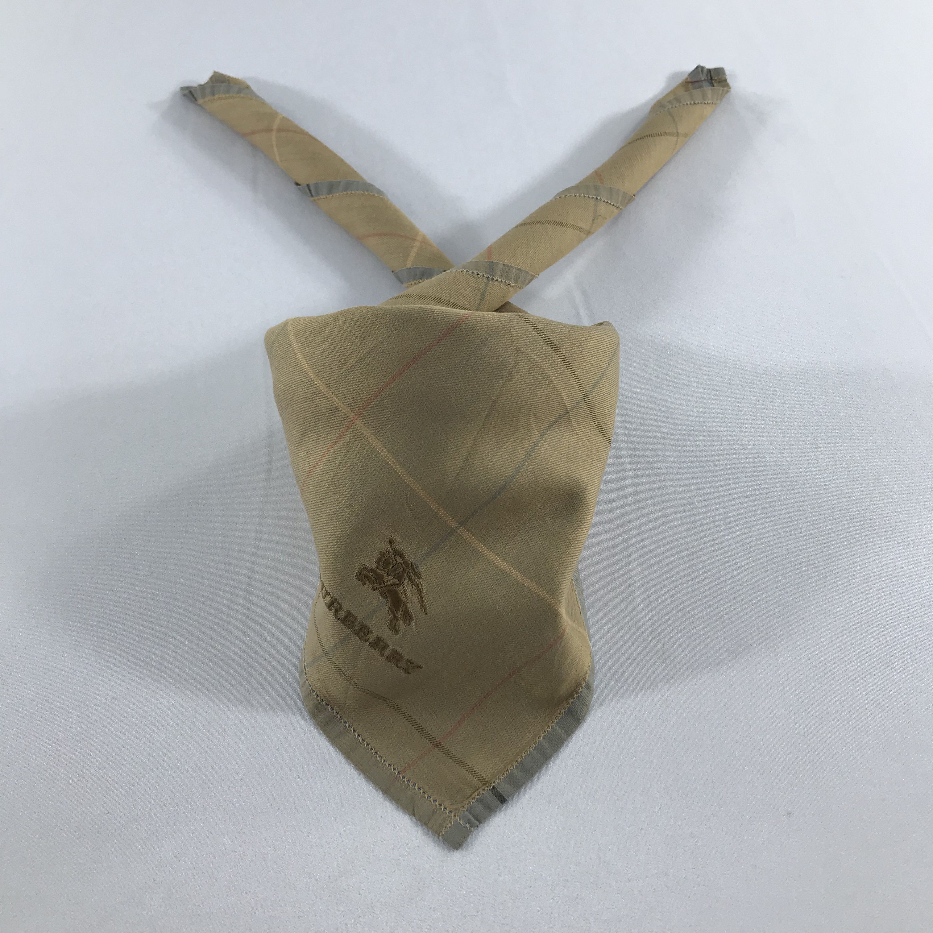 Burberry Nova Check Handkerchief Neckerchief Bandana H802