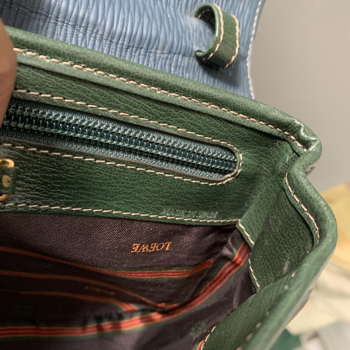 Loewe Loewe Leather Top Handle Sling Bag Size ONE SIZE - 17 Thumbnail