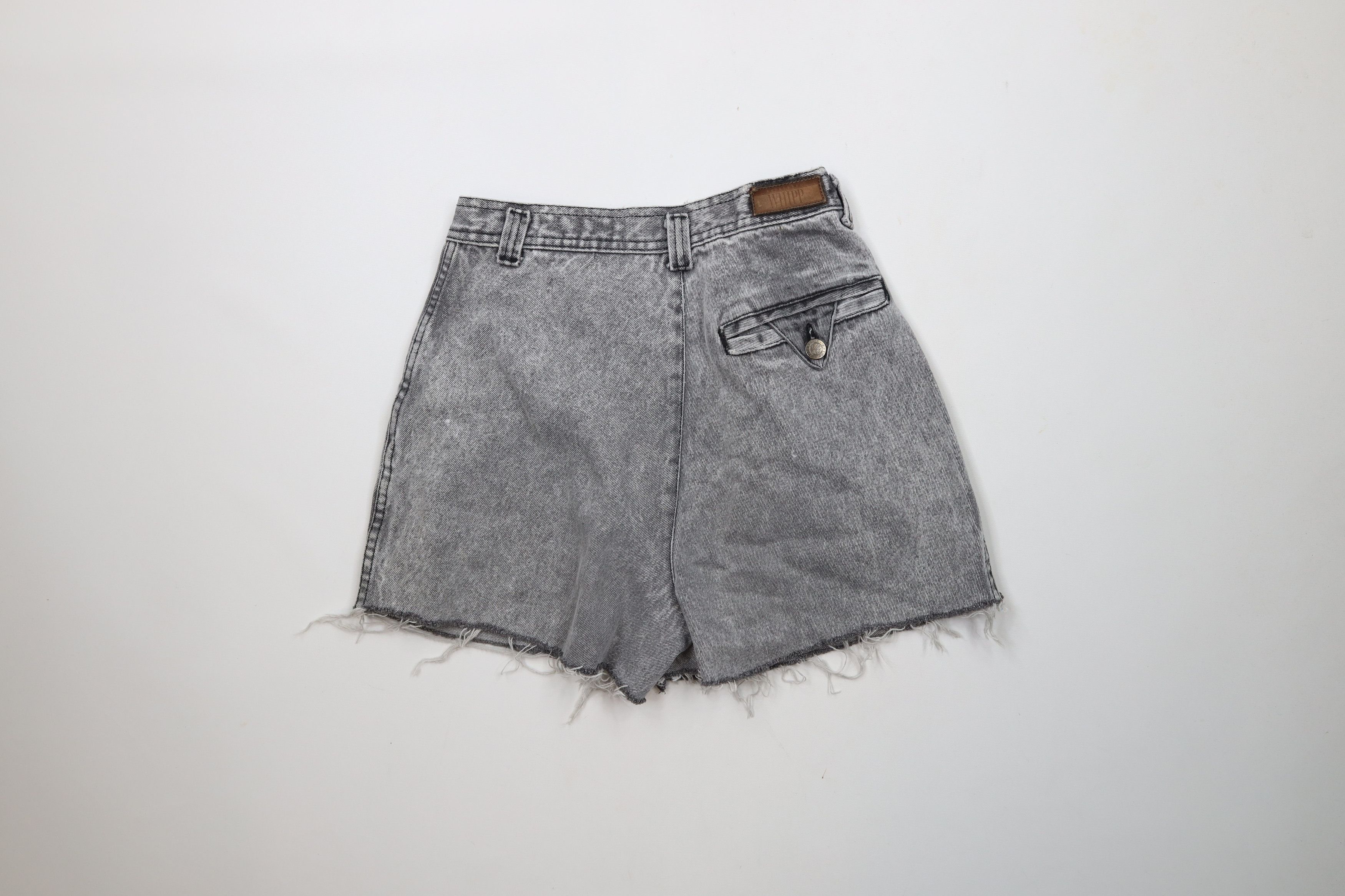 Vintage Vintage 90s Streetwear Wash Button Fly Cut Off Denim Shorts Size 32" / US 10 / IT 46 - 9 Thumbnail