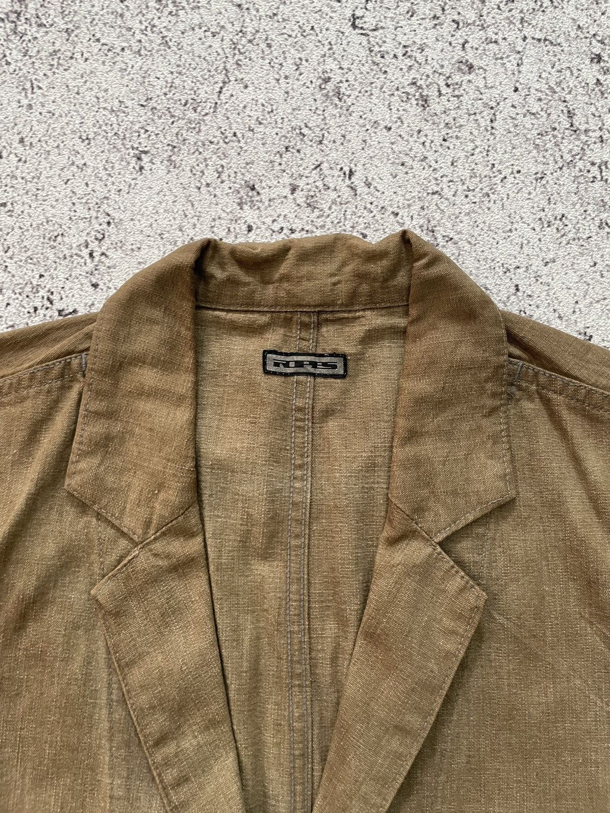 Other 1990s Ropes - Denim Canvas Work Blazer Jacket Size US L / EU 52-54 / 3 - 3 Thumbnail