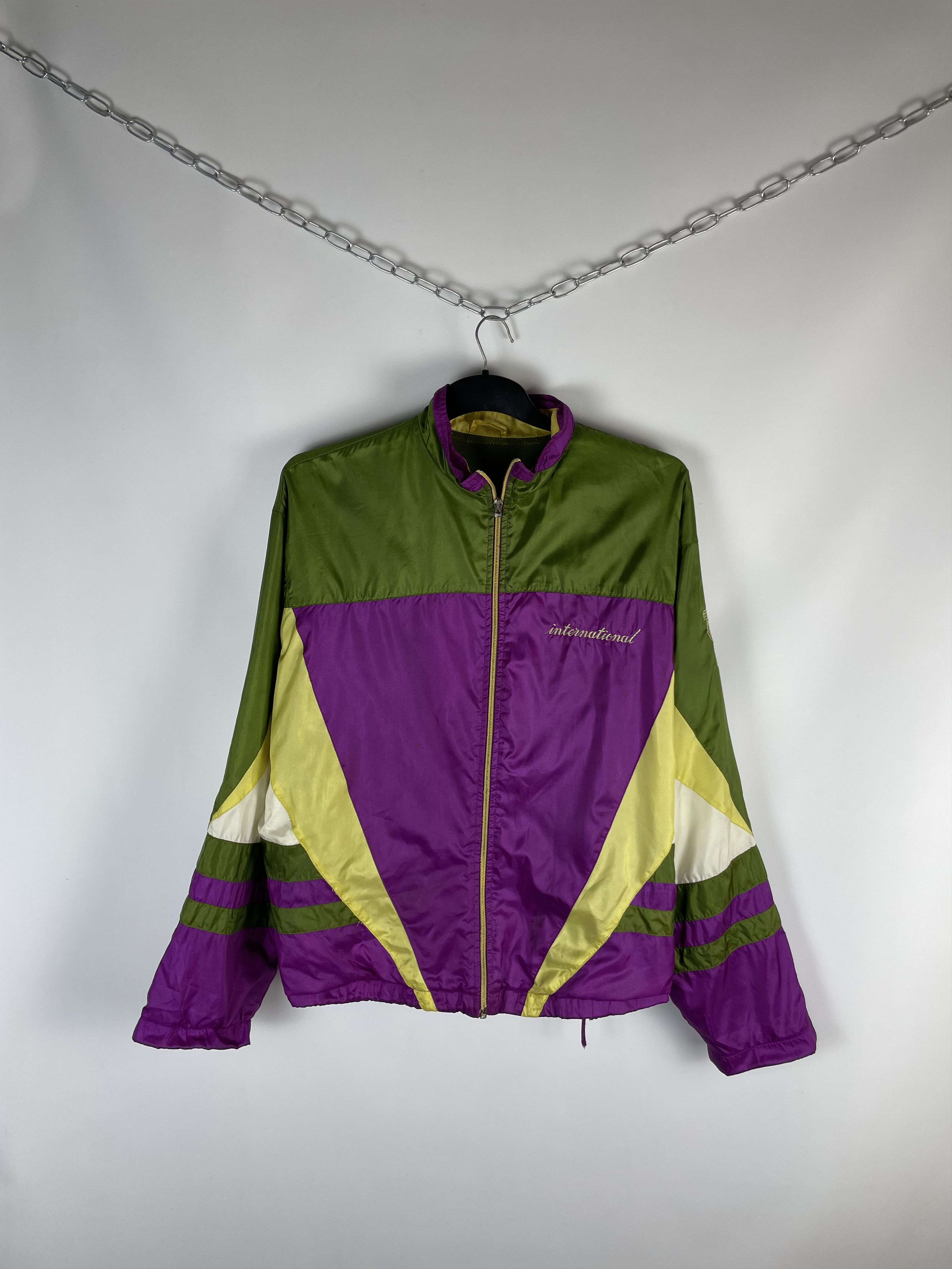 Nike Vintage Nike International Jacket multicolor 90s jacket Grailed