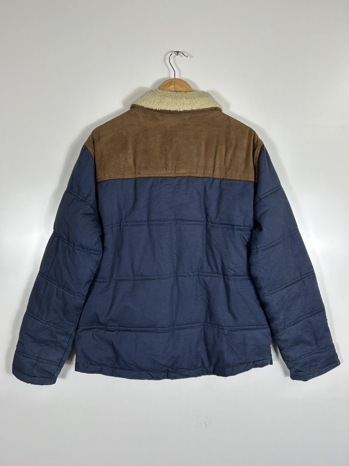 Zara 🔥Zara Man Denim Zipper Puffer Jacket Size US L / EU 52-54 / 3 - 13 Thumbnail