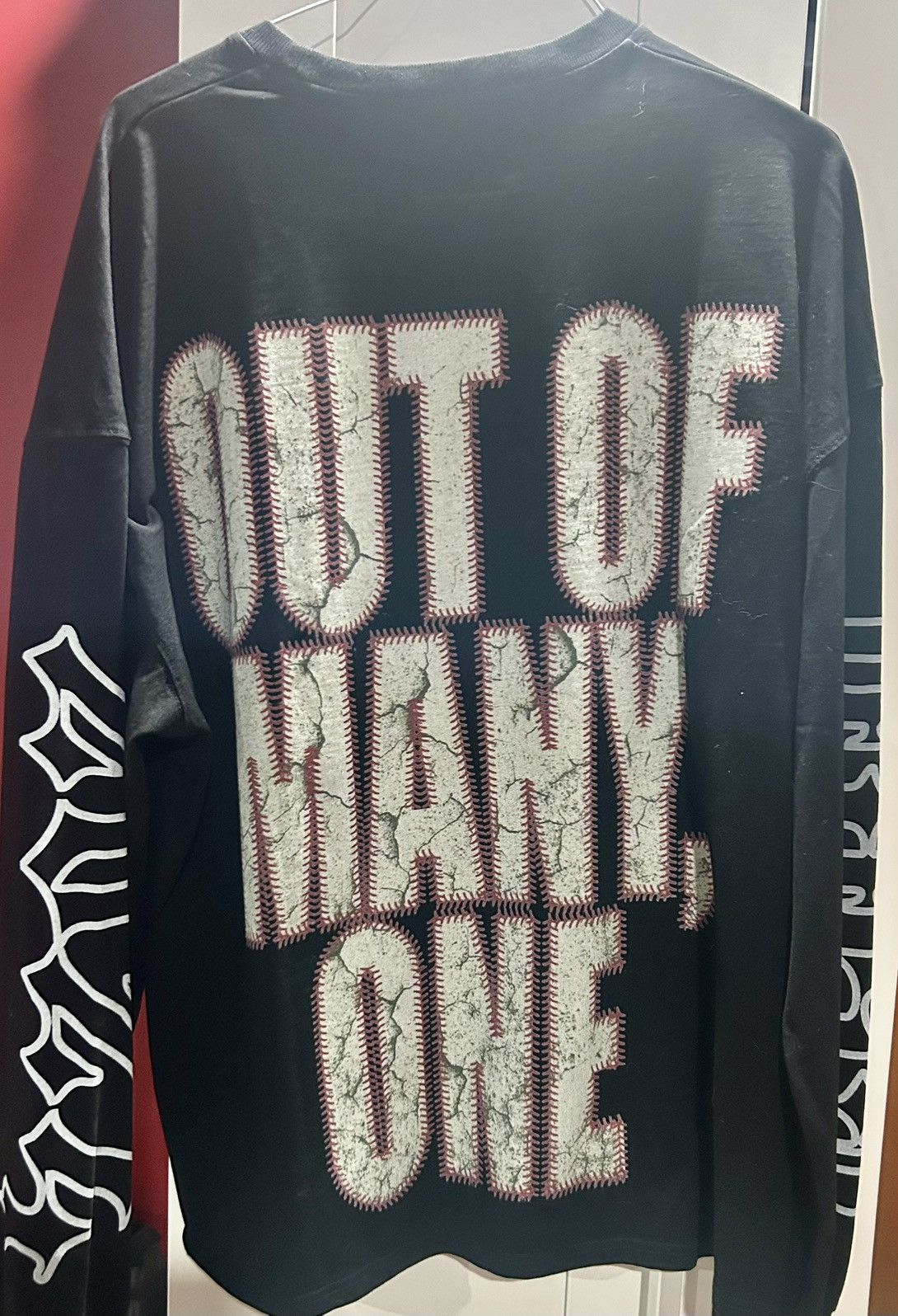 Godspeed Godspeed Strike Out L/S Tee - Washed Black size Lg Size US L / EU 52-54 / 3 - 23 Thumbnail