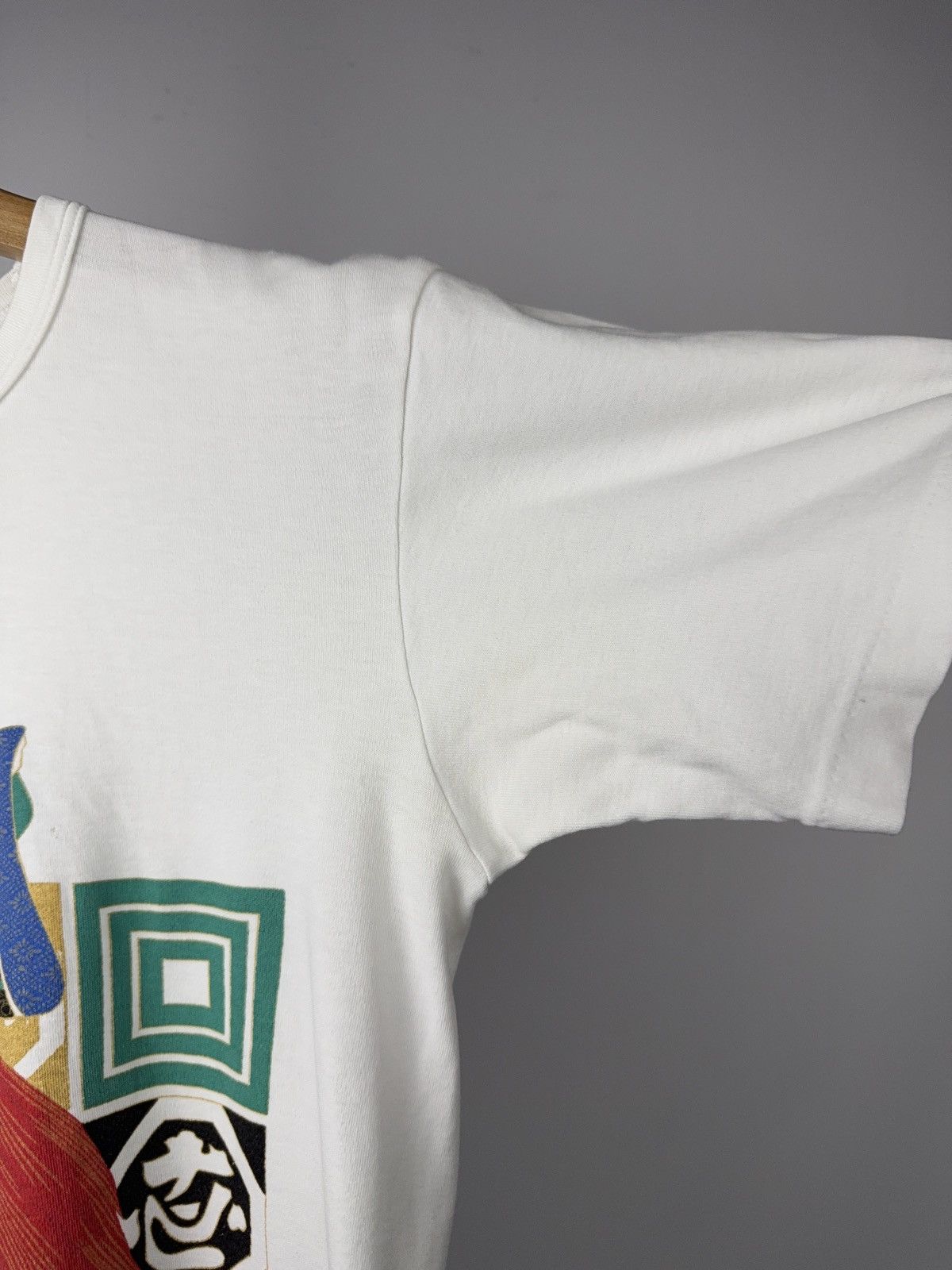 Japanese Brand 90s Retro Japanese Musha Kabuki Graphic T-Shirt White Size S / US 4 / IT 40 - 8 Thumbnail