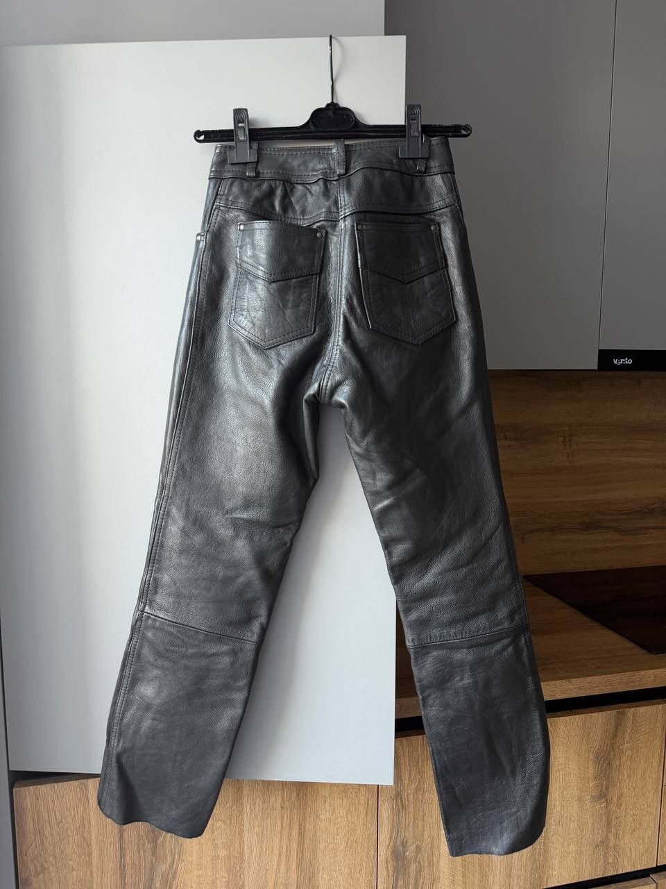 Genuine Leather British Cowhide Leather Motorcycle Pants Made in England Size US 32 / EU 48 - 2 Thumbnail