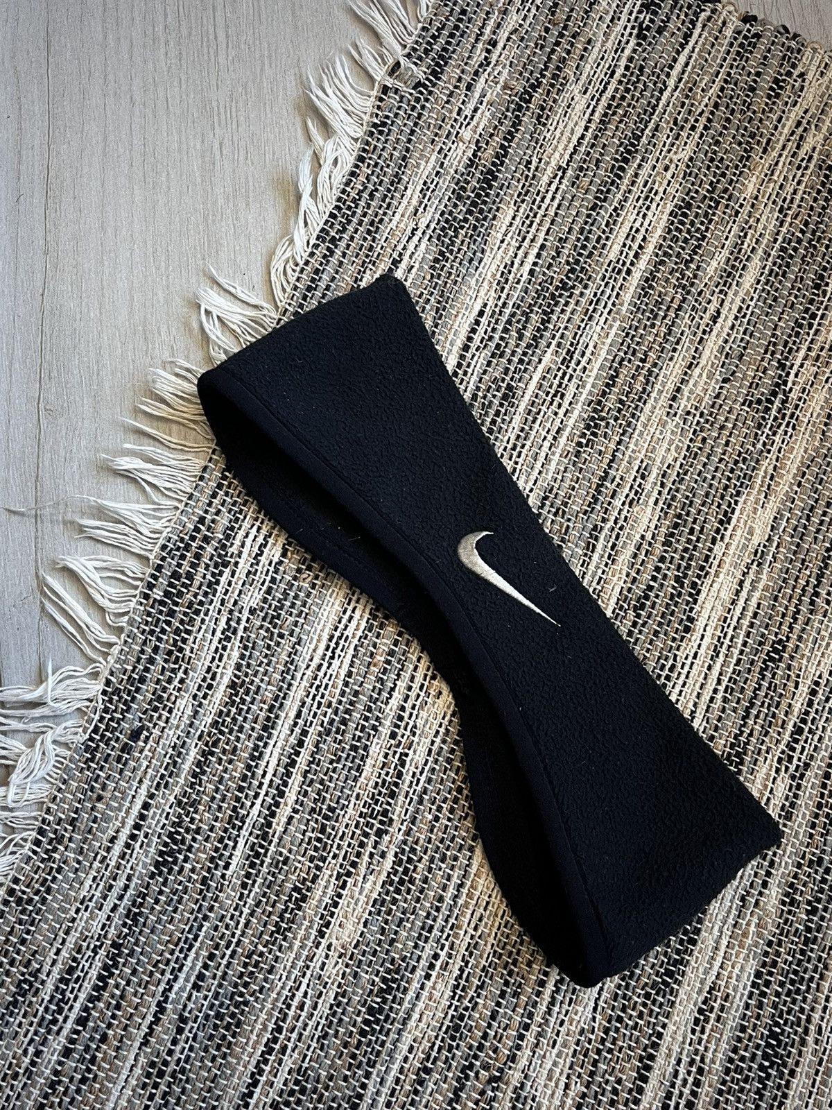 Nike × Vintage Vintage Nike Fleece Sports Headband Hat Size ONE SIZE - 1 Thumbnail