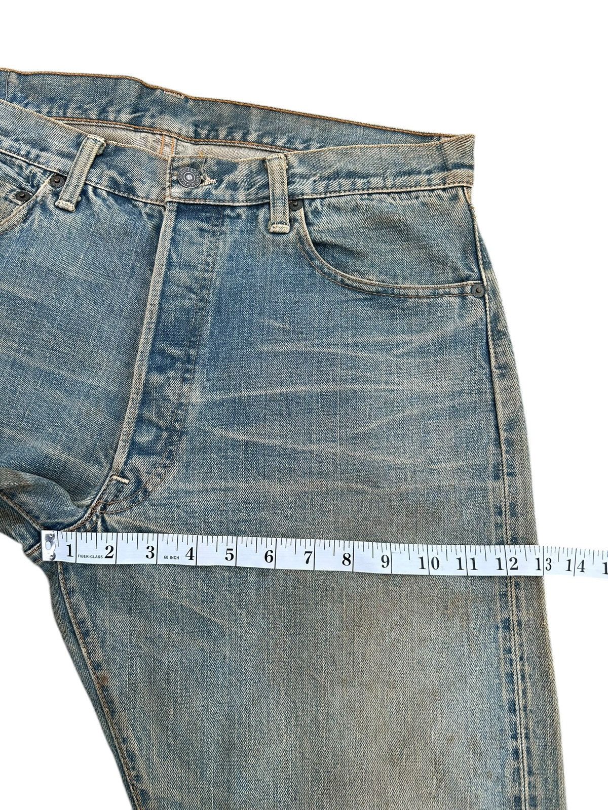 Kapital Vintage Warehouse Selvedge Distressed Rusty Dirty Denim Jean Size US 35 - 20 Thumbnail