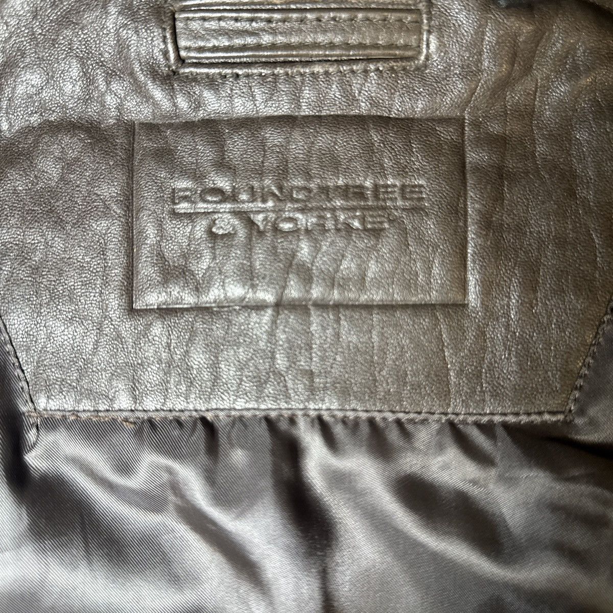 Roundtree & Yorke Roundtree Yorke Mens Brown Leather Jacket Size US L / EU 52-54 / 3 - 5 Thumbnail