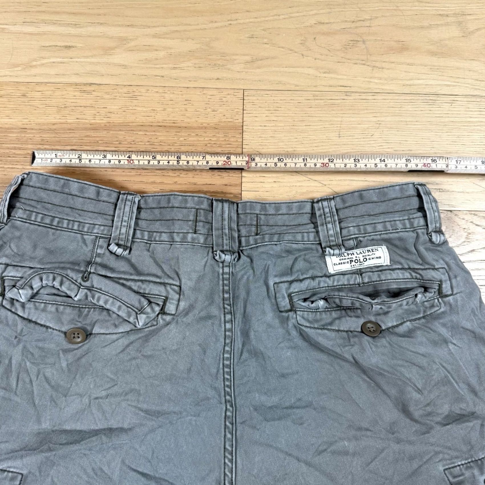 Polo Ralph Lauren VINTAGE Polo Ralph Lauren Cargo Shorts Men 32 Beige 90s Baggy Chino Military T2K Size US XS / EU 42 / 0 - 6 Thumbnail