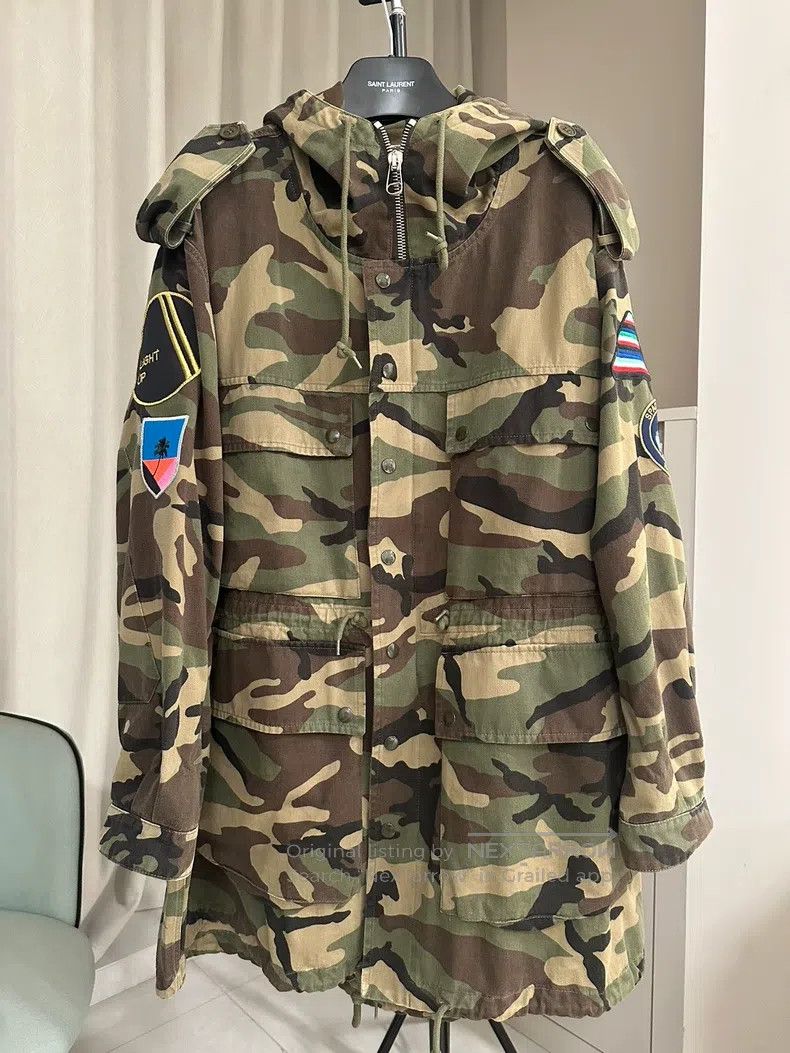 Saint Laurent Paris Saint Laurent Paris Large Rocket Camo Coat Size US S / EU 44-46 / 1 - 3 Thumbnail