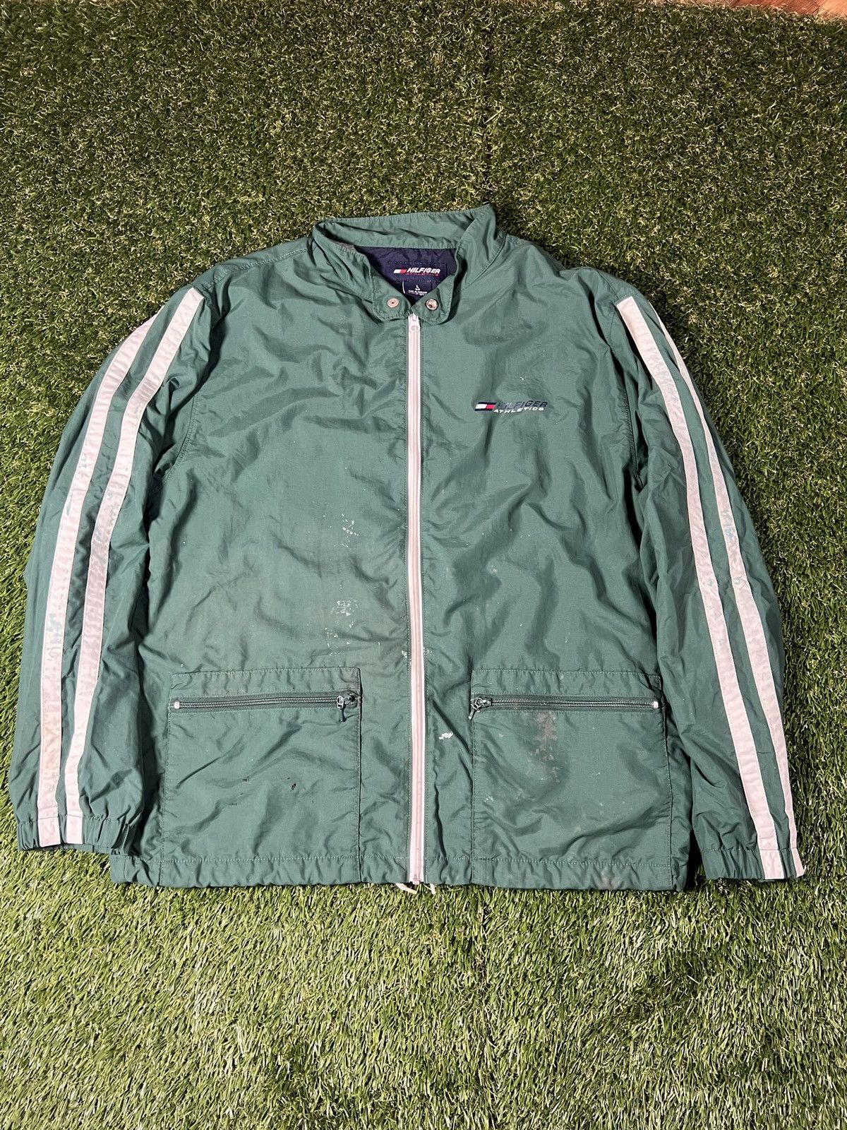 Tommy Hilfiger Vintage 90’s Tommy Hilfiger Athletic Windbreaker Jacket Size US L / EU 52-54 / 3 - 2 Thumbnail