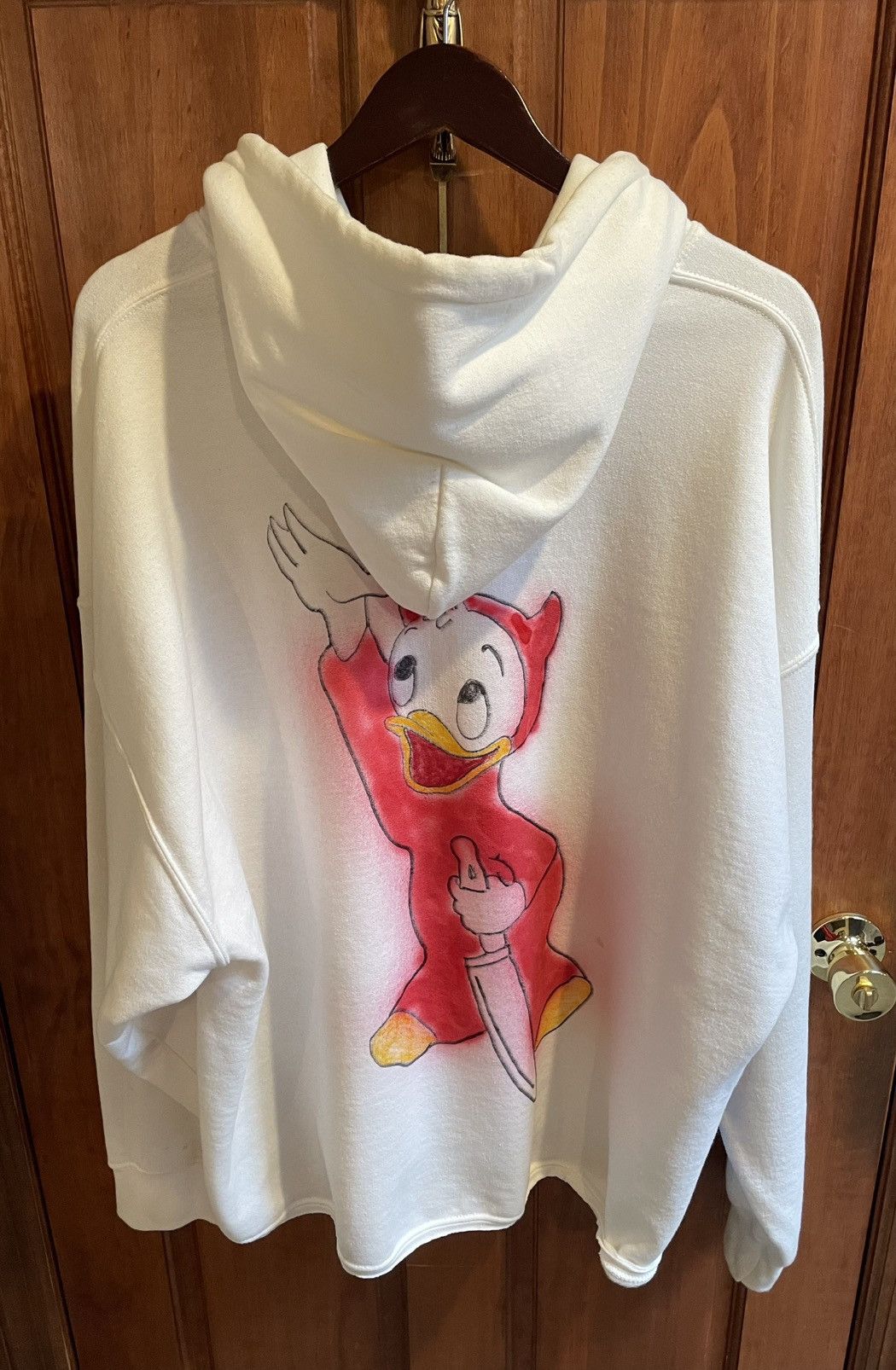 Plagueround my bloody valentine airbrushed hoodie Size US XXL / EU 58 / 5 - 3 Thumbnail