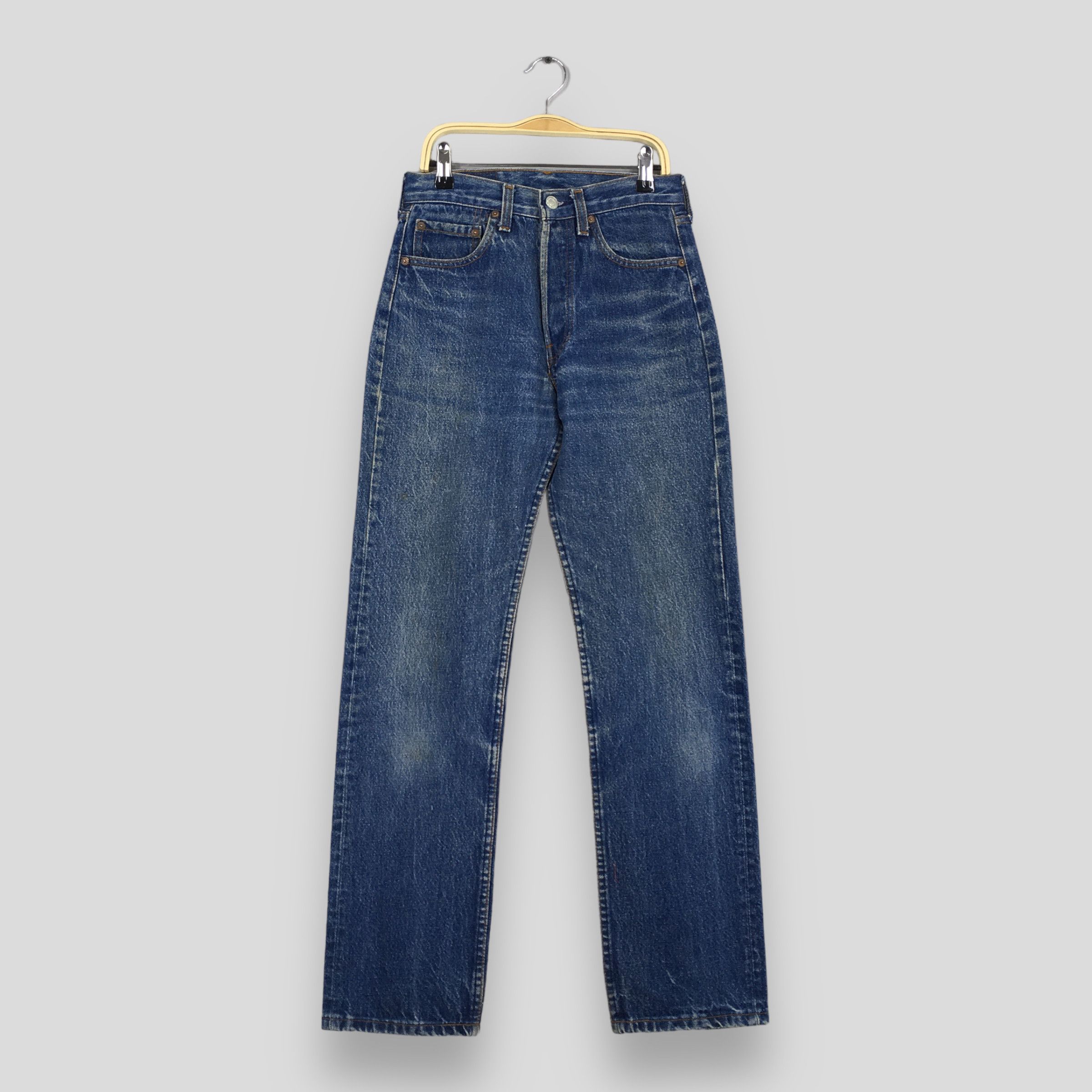 Levi's Size 26x30 Vintage 90s Levi's 501 Faded Blue Jeans S874 Size 26" / US 2 / IT 38 - 1 Thumbnail