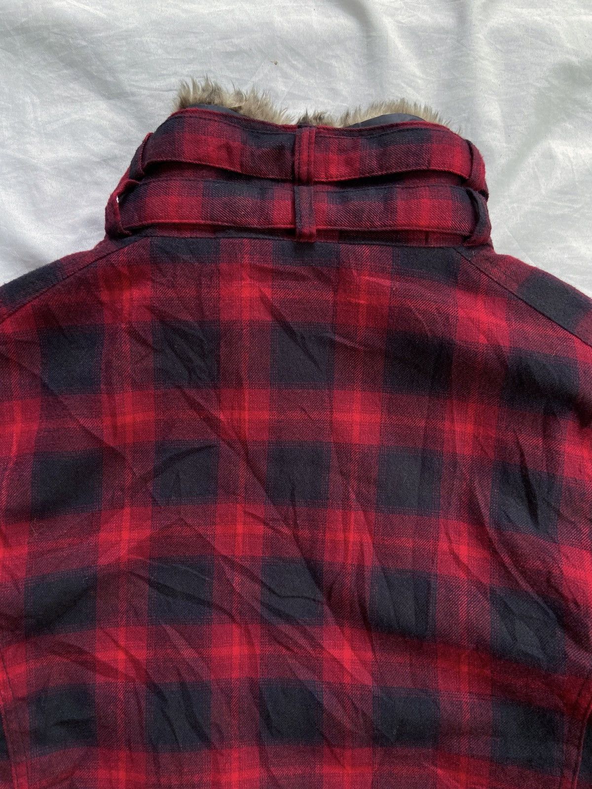 PPFM DOUBLE FOCUS BONDAGE PUNK PLAID FUR JACKET Size US M / EU 48-50 / 2 - 14 Thumbnail