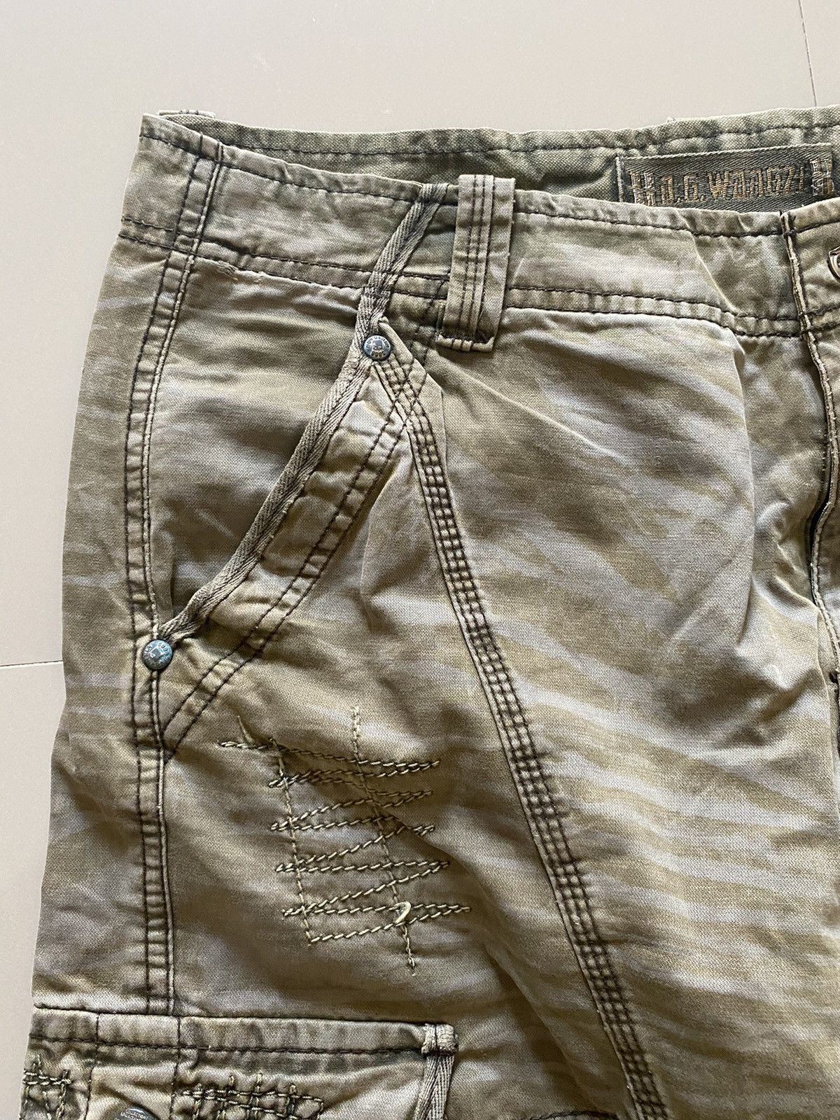 Hysteric Glamour Rare Design Multi Pocket Tactical Denim Pants Size US 36 / EU 52 - 7 Thumbnail