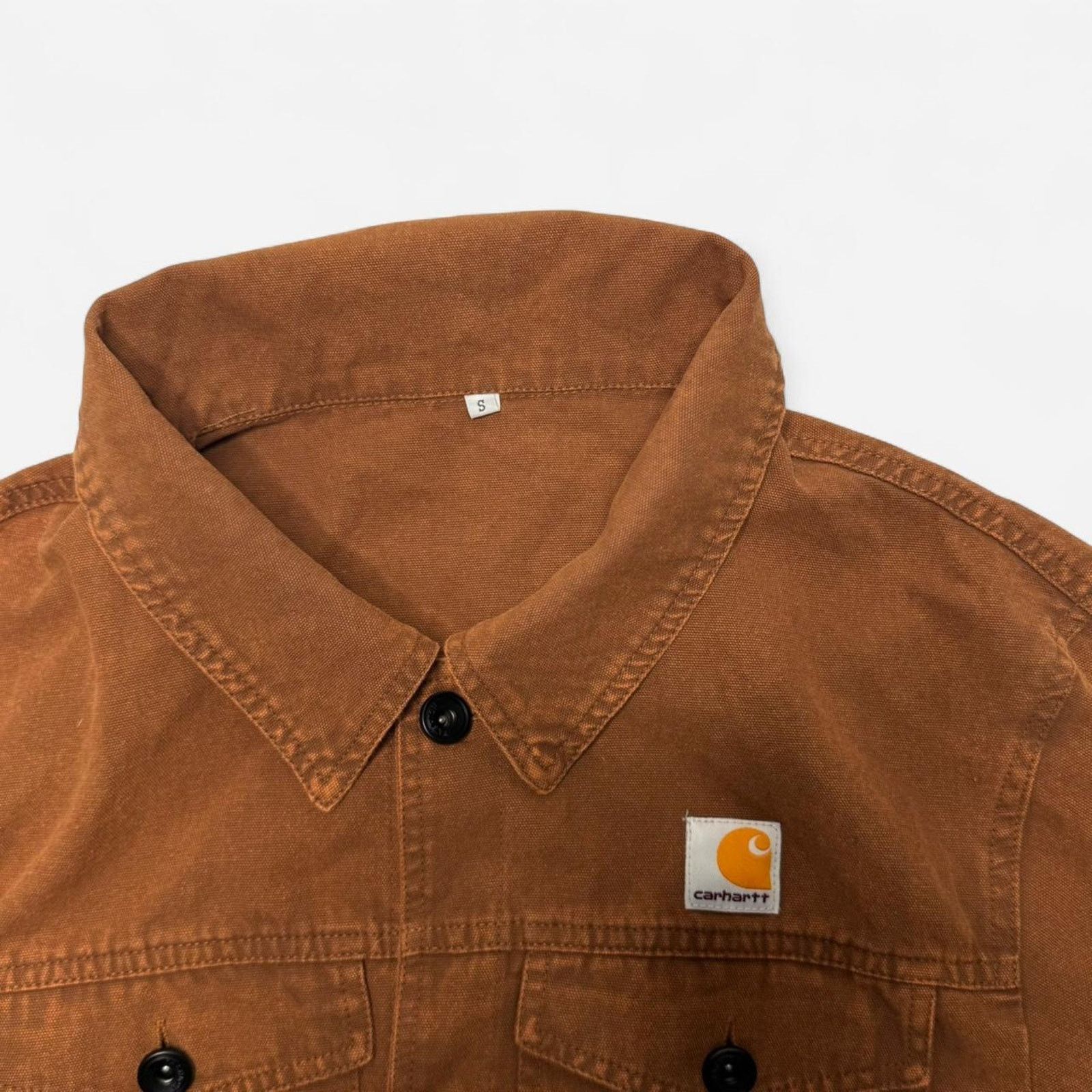 Carhartt Carhartt Brown Canvas Jacket Men’s Small Workwear Trucker Size US S / EU 44-46 / 1 - 4 Thumbnail