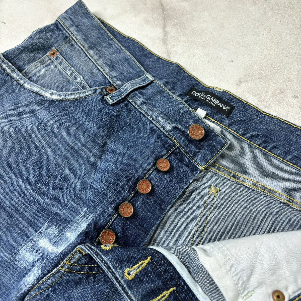 Dolce & Gabbana × If Six Was Nine Dolce & Gabbana ripped skinny jeans Size US 32 / EU 48 - 5 Thumbnail