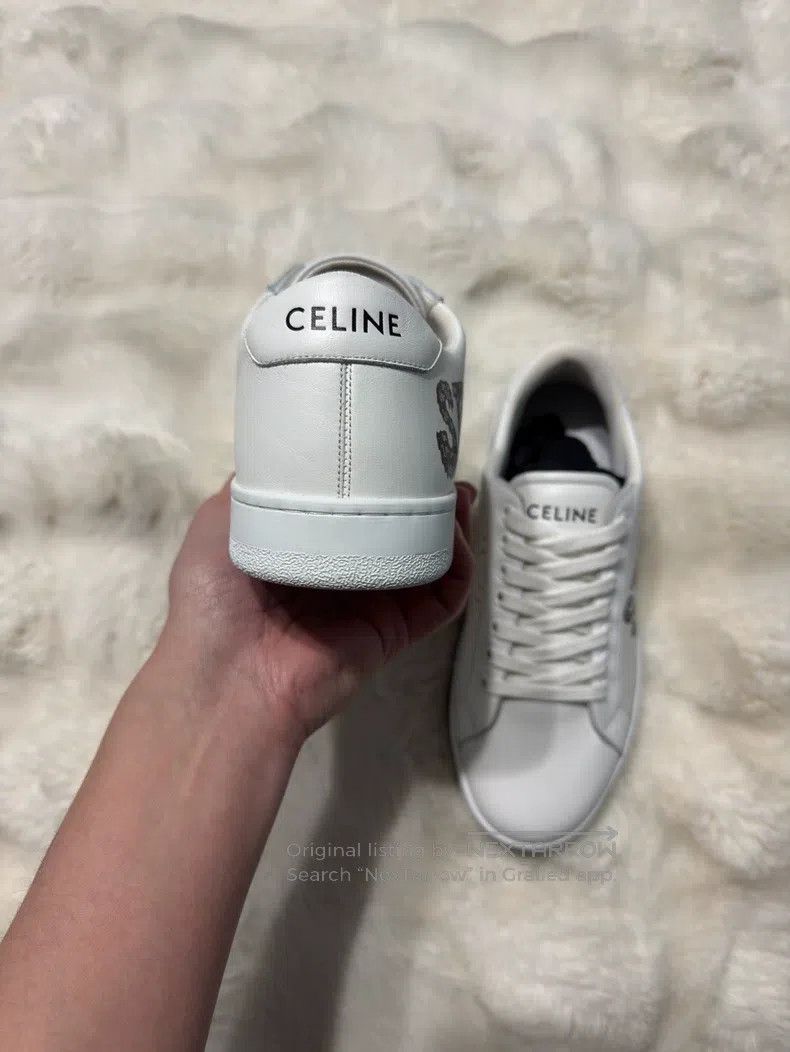 Celine CELINE White sneakers Size US 6 / EU 39 - 4 Thumbnail