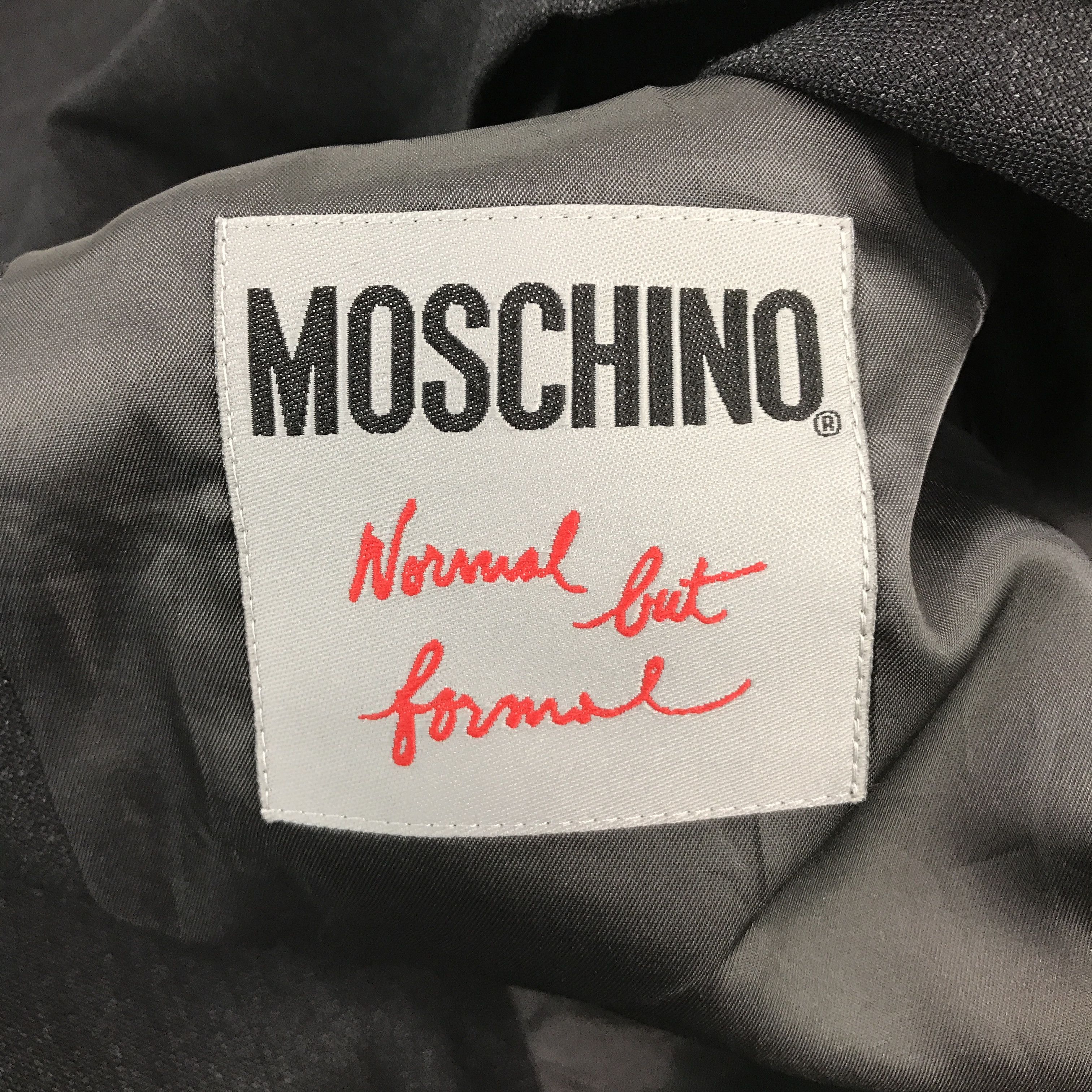 Japanese Brand × Moschino moschino Black Blazer coat jacket Size US L / EU 52-54 / 3 - 10 Thumbnail