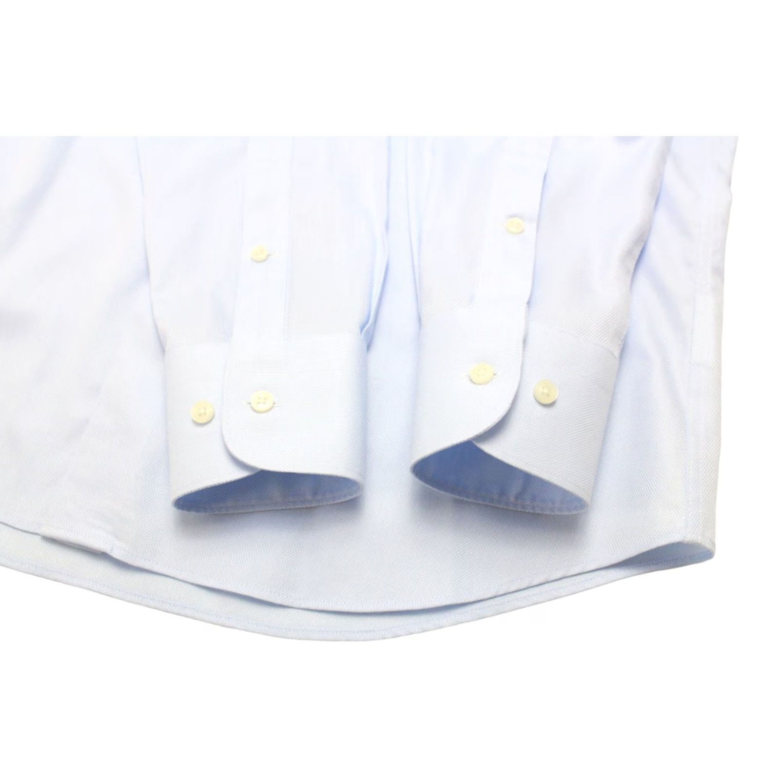 Suitsupply Suitsupply Slim Fit Formal Shirt Men's 39 / 15 1/2 Button Up Spread Blue Patterned Dress Shirt Button-Up Long Sleeve Cuffs Size 40R - 5 Thumbnail