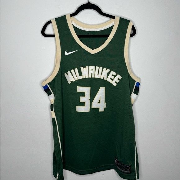 Nike Nike Milwaukee Bucks Giannis Antetokounmpo Basketball NBA Je Size US XL / EU 56 / 4 - 1 Thumbnail