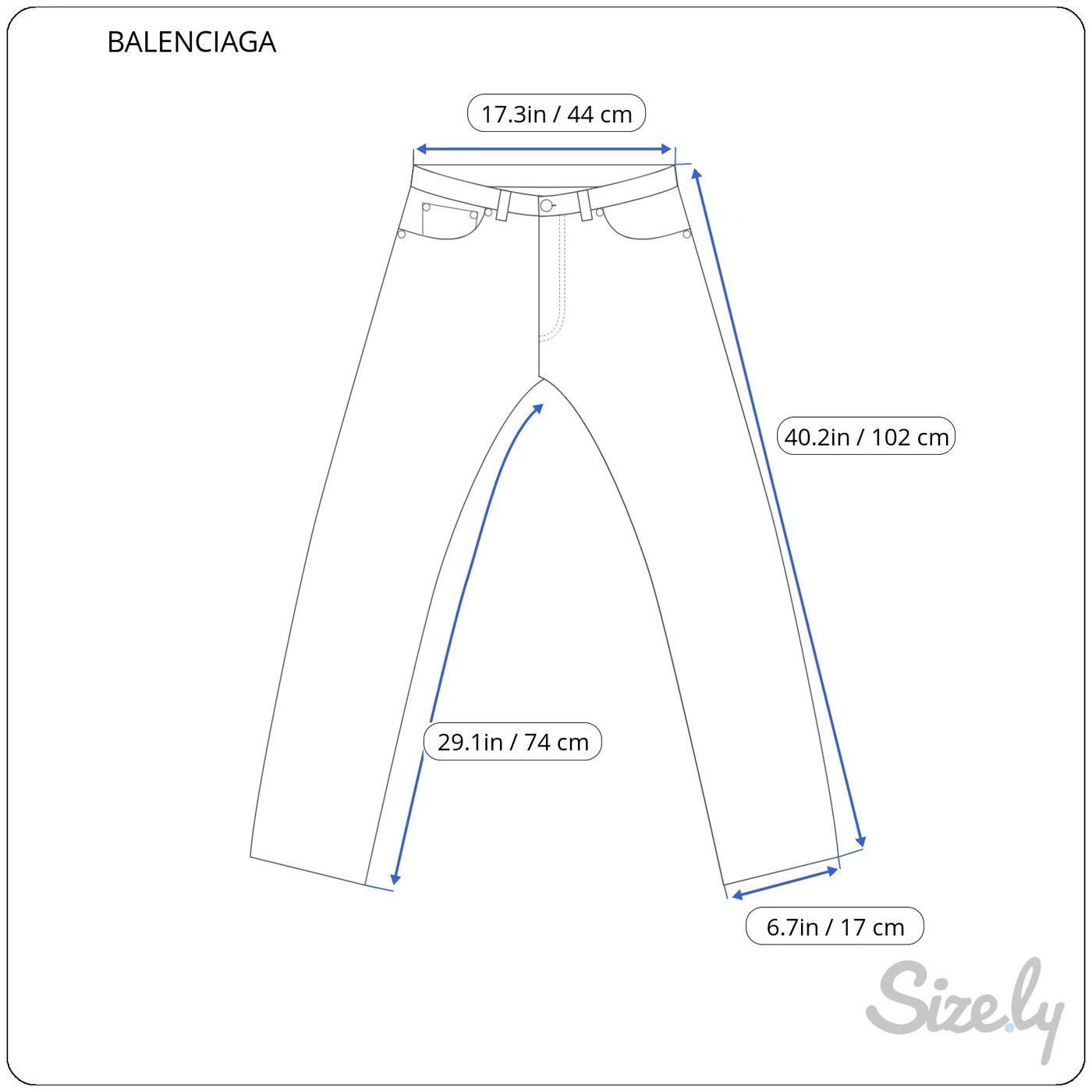 Balenciaga ⚡️QUICK SALE⚡️Balenciaga SAMPLE Demna Poplin Pants Trousers Size US 33 - 7 Thumbnail