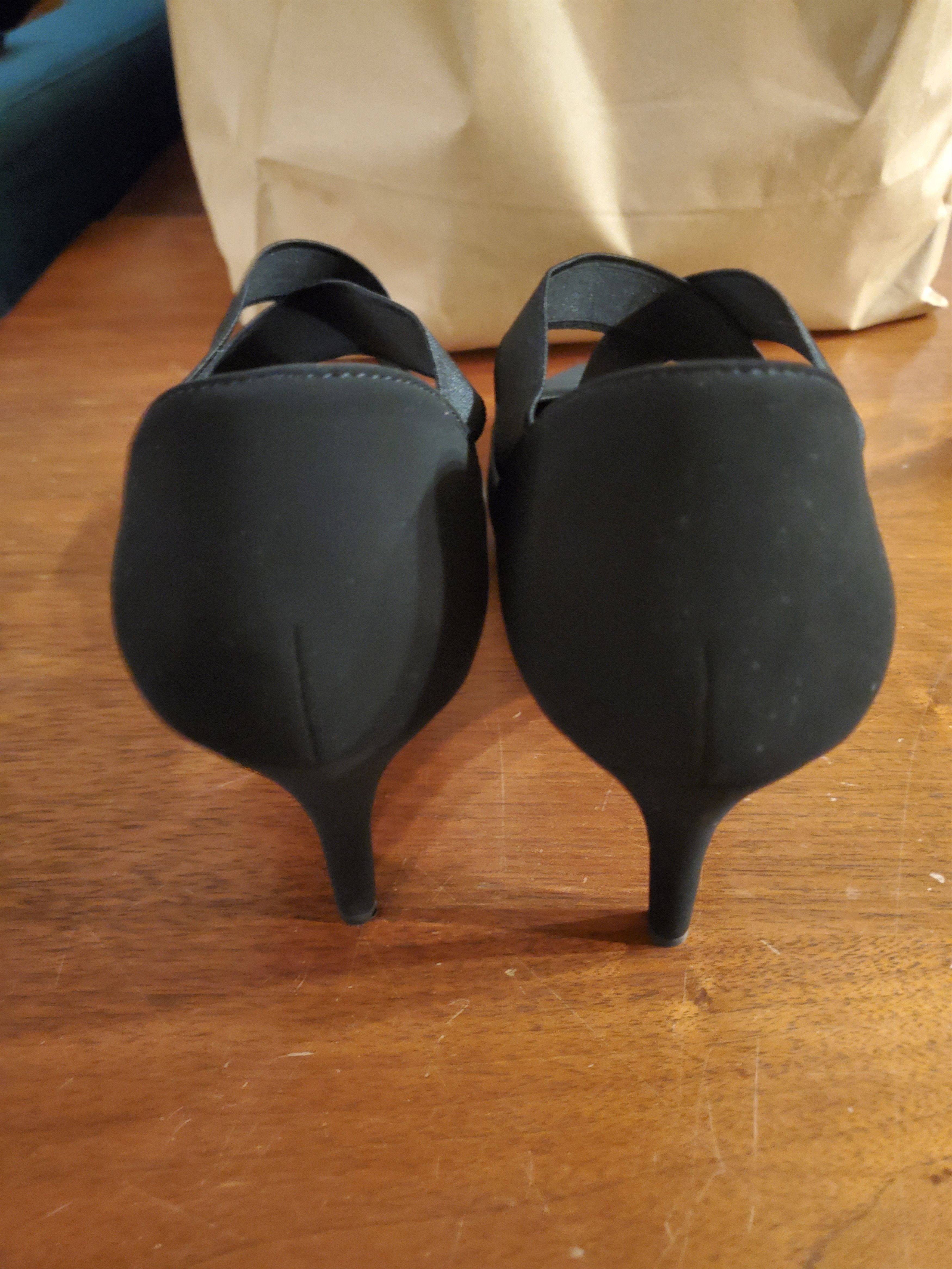 Other Solanz Comfort black strappy 3" heels-size 10 Size US 10 / IT 40 - 3 Thumbnail