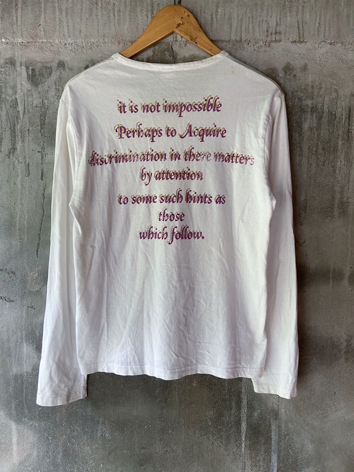 Beauty Beast × Hysteric Glamour × Japanese Brand 🌸ITS NOT IMPOSSIBLE PERHAPS TO ACQUIRE LONG SLEEVE Size US M / EU 48-50 / 2 - 2 Thumbnail