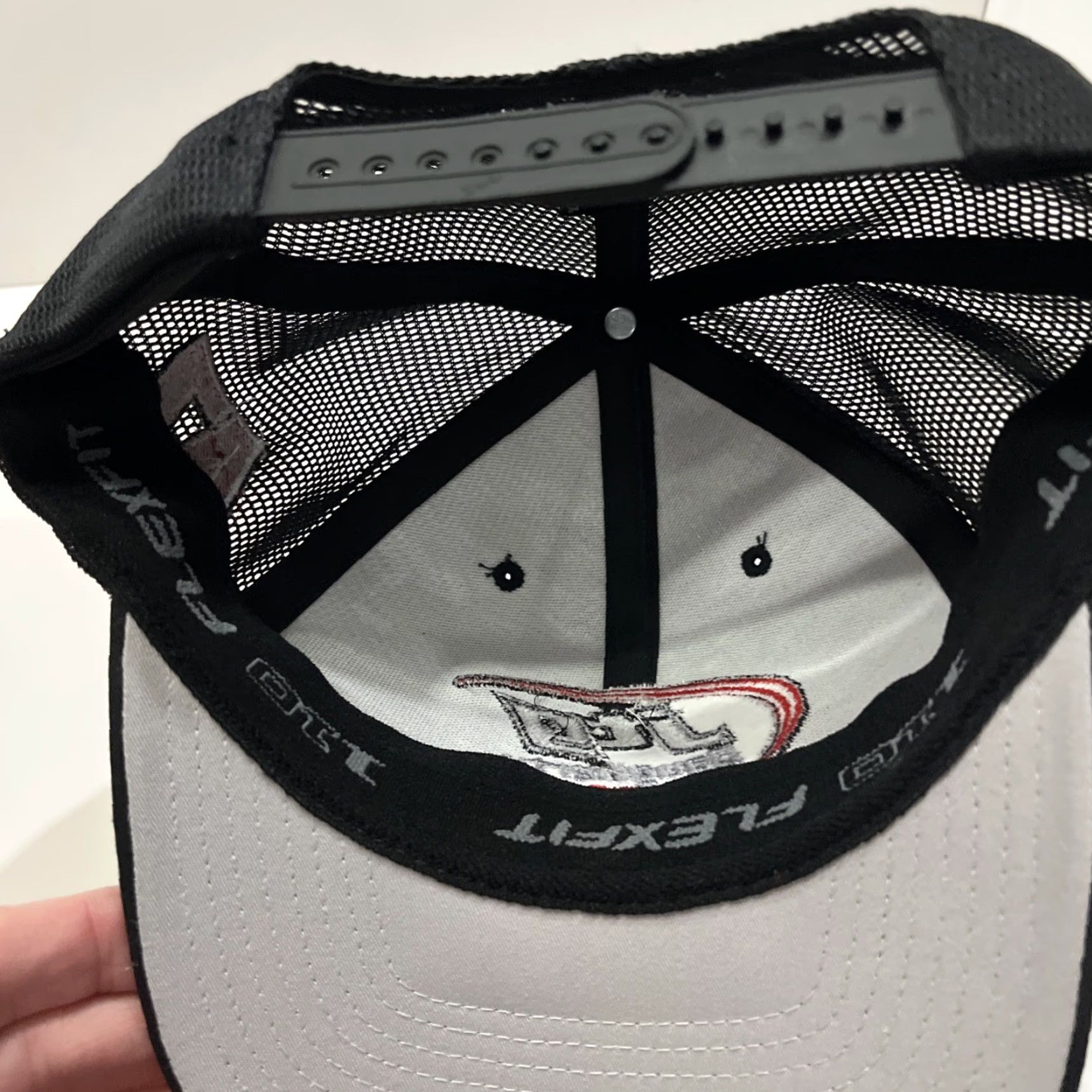 Port Authority JTG Daugherty Racing 47 Hat Adjustable Hat Adult Fit Black Port Authority Baseball Cap Knit USA Theme Mens Cap Size ONE SIZE - 5 Thumbnail