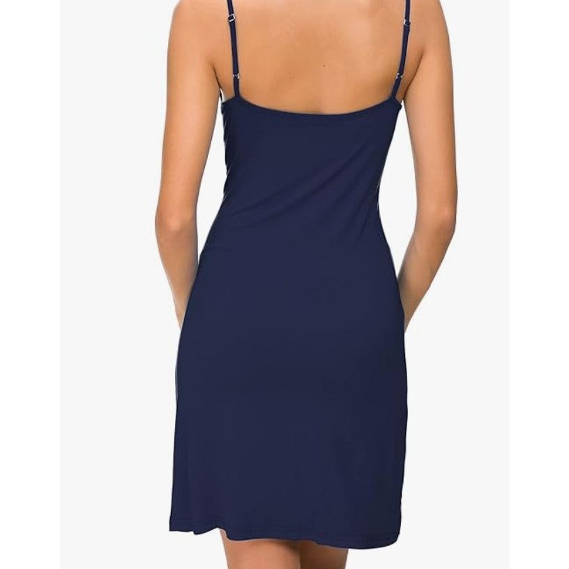 The Unbranded Brand Women's Adjustable Spaghetti Strap Cami Mini Dress SMALL Size L / US 10 / IT 46 - 2 Thumbnail