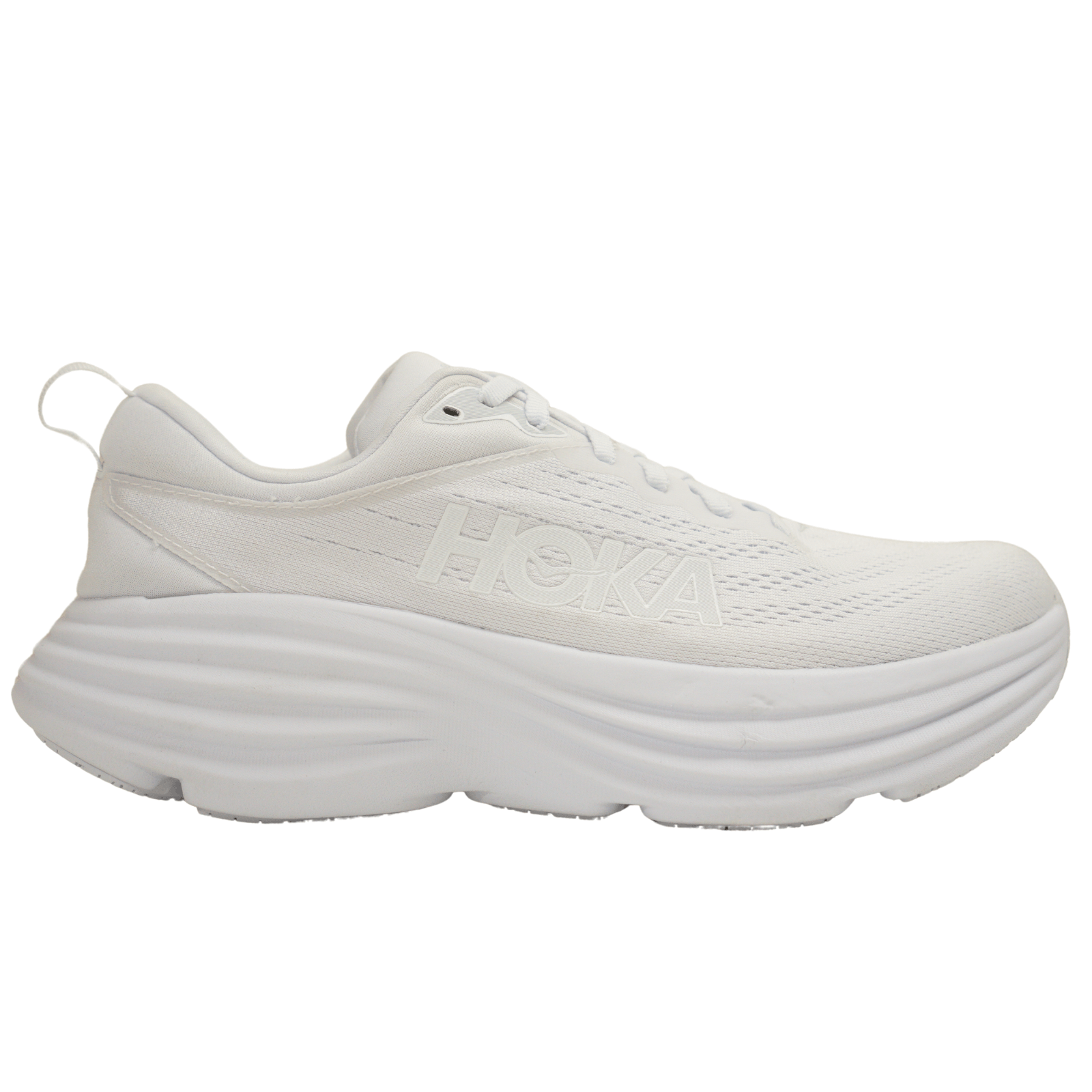 image of Women Hoka One One Bondi 8 Sneakers Trail Running Us9 in White
