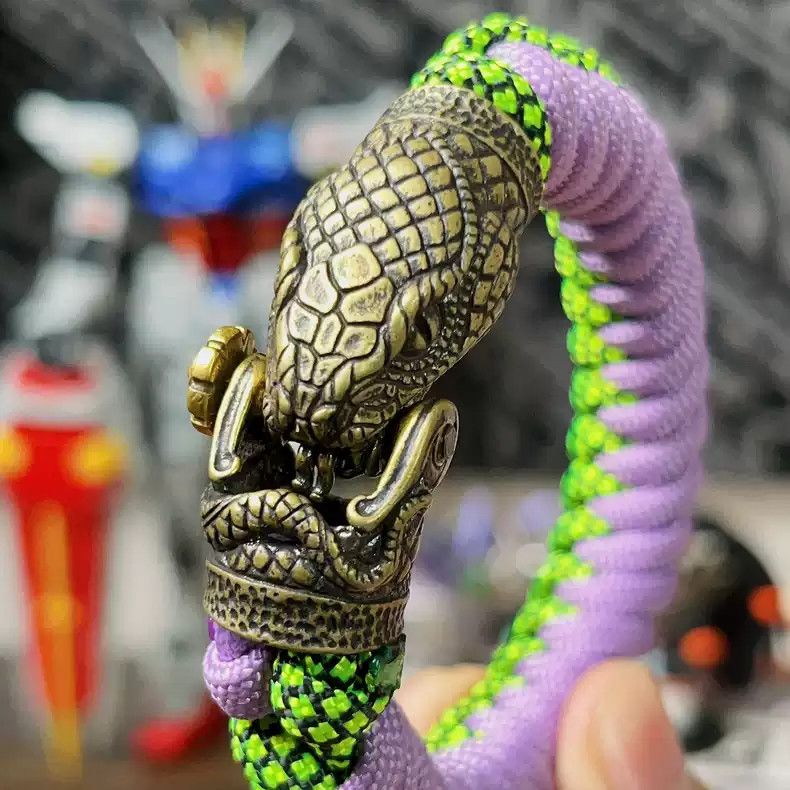 Handmade × Vintage Handmade Chinese Zodiac Snake Paracord Bracelet Size ONE SIZE - 4 Thumbnail