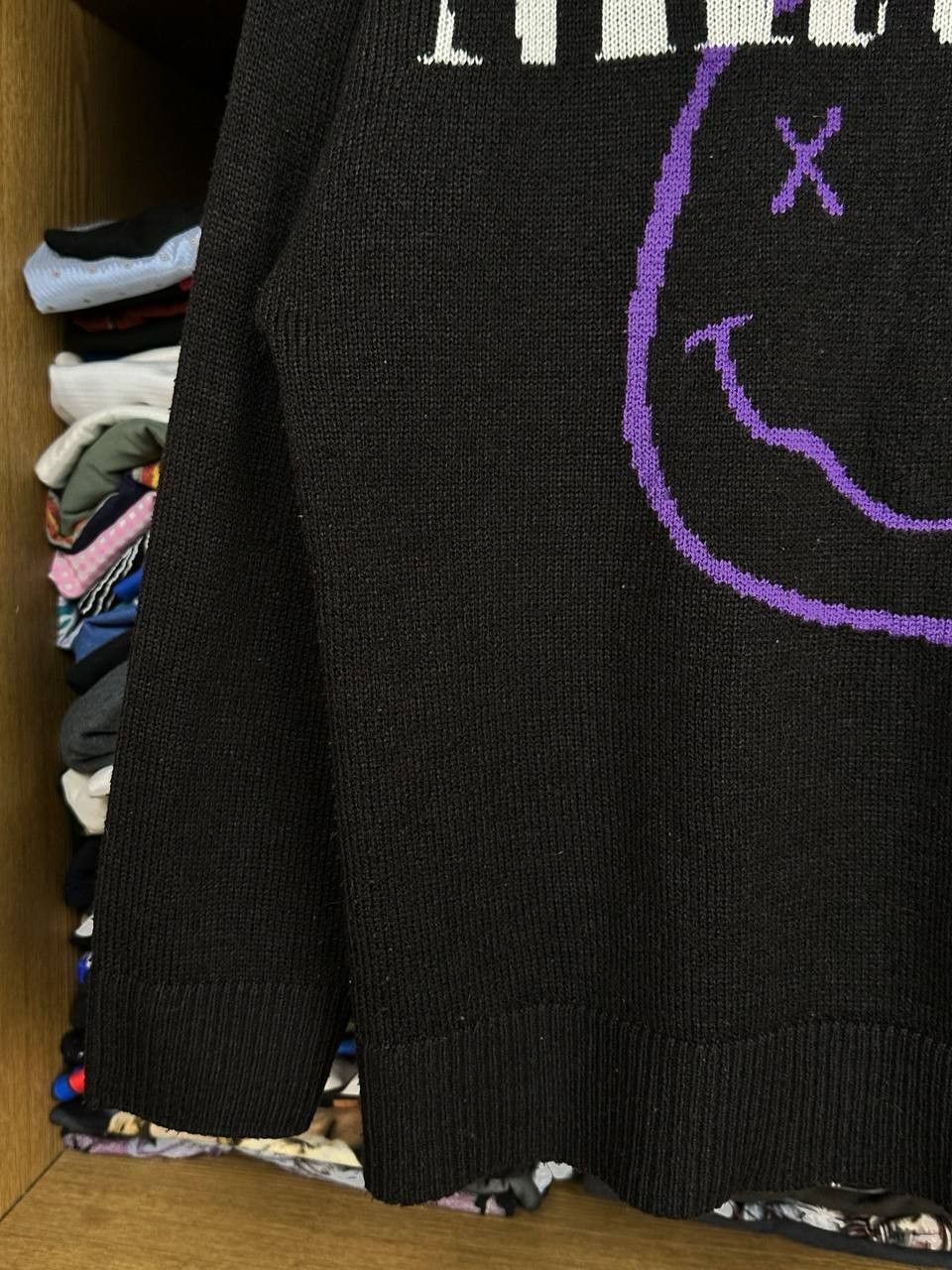 Nirvana Nirvana Smile Face Wool Grunge y2k Style Sweater Size US S / EU 44-46 / 1 - 5 Thumbnail