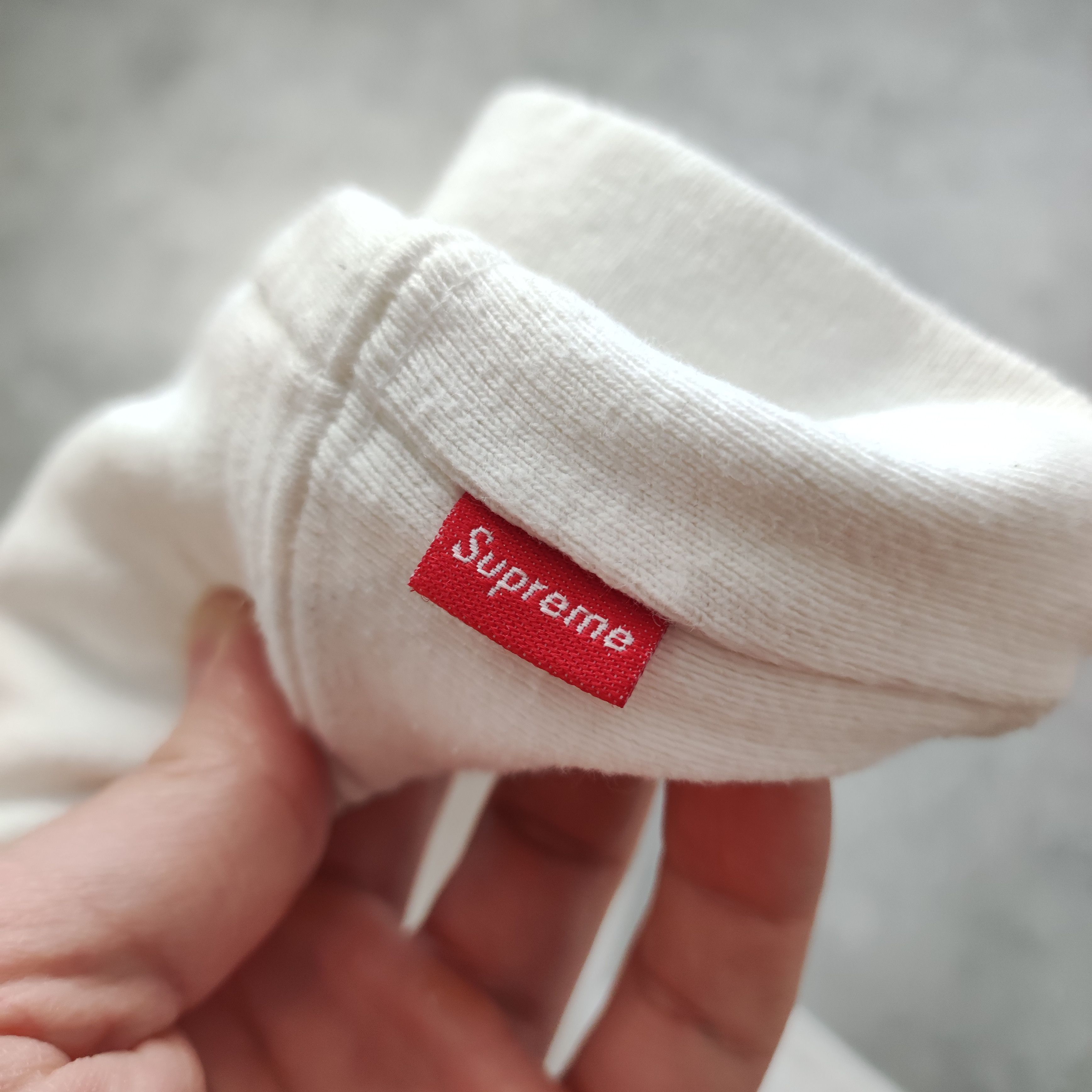 Supreme RARE Supreme White Underline Hooded Sweatshirt FW22 Hoodie Size US M / EU 48-50 / 2 - 8 Thumbnail