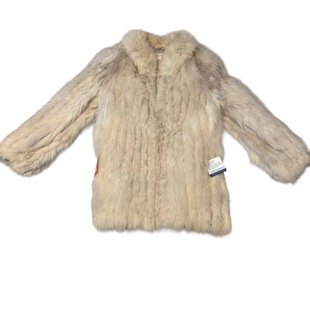 Other Women's Alaskan Custom Built Furs Natural Blue Fox Coat Size L / US 10 / IT 46 - 1 Thumbnail