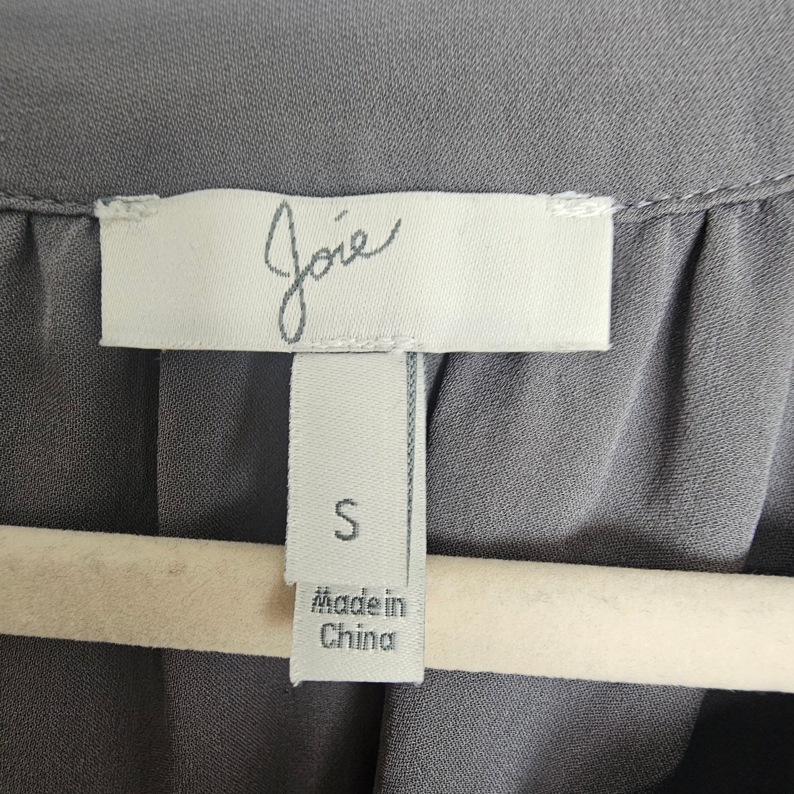 Joie Joie Womens Silk Blouse Size S Quiet Luxury Capsule Wardrobe Size S / US 4 / IT 40 - 6 Thumbnail
