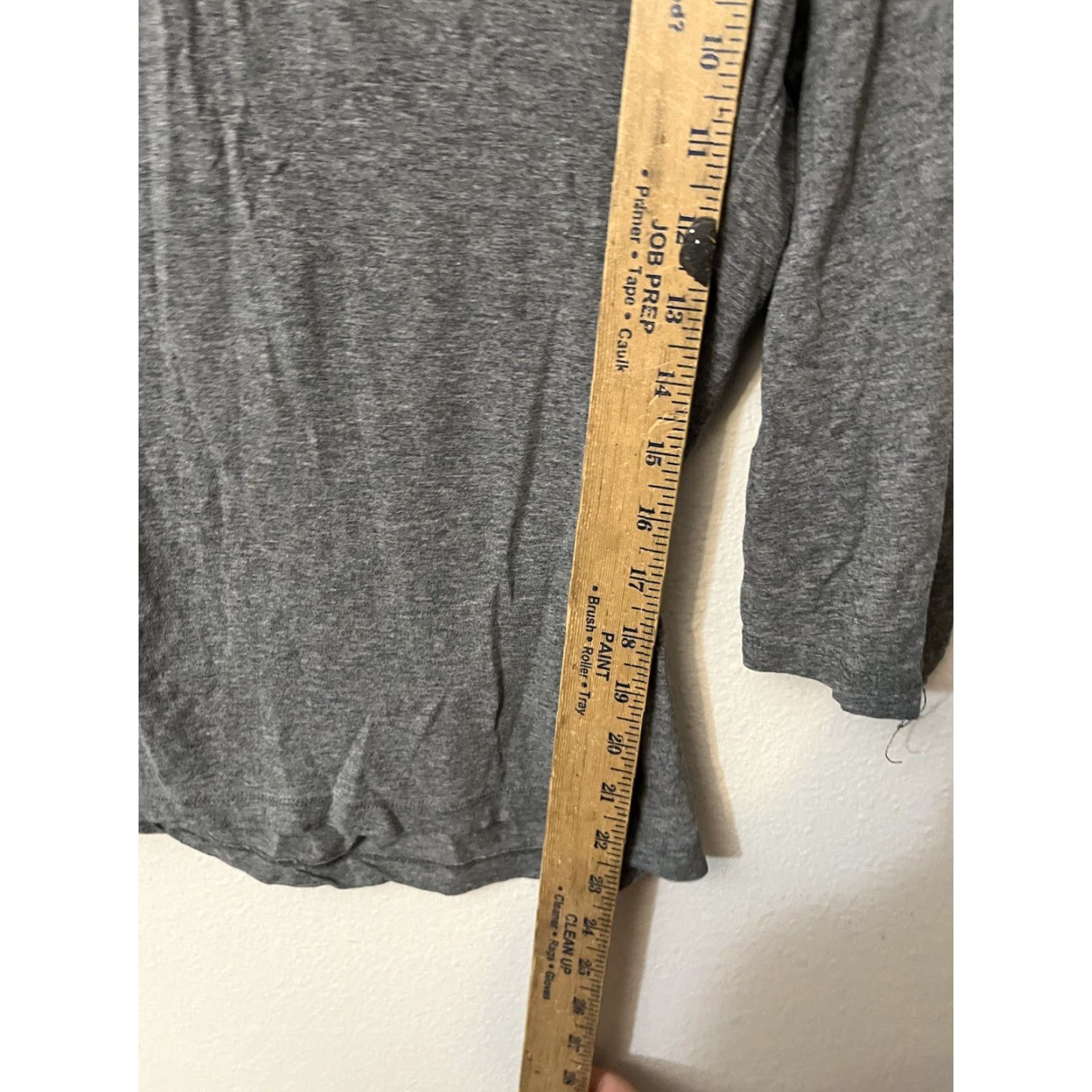 H&M H&M Knit Sweater Blouse Women's M Gray 3/4 Sleeve Round Neck Cotton Knit Casual Modern 90s Womens Size M / US 6-8 / IT 42-44 - 4 Thumbnail