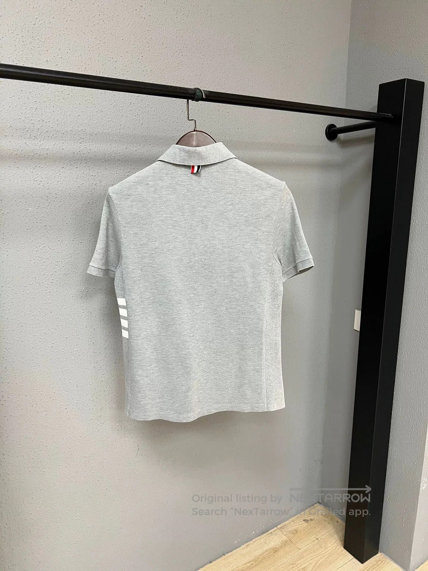 Thom Browne thom browne gray striped short sleeve shirt. Size US XS / EU 42 / 0 - 2 Thumbnail