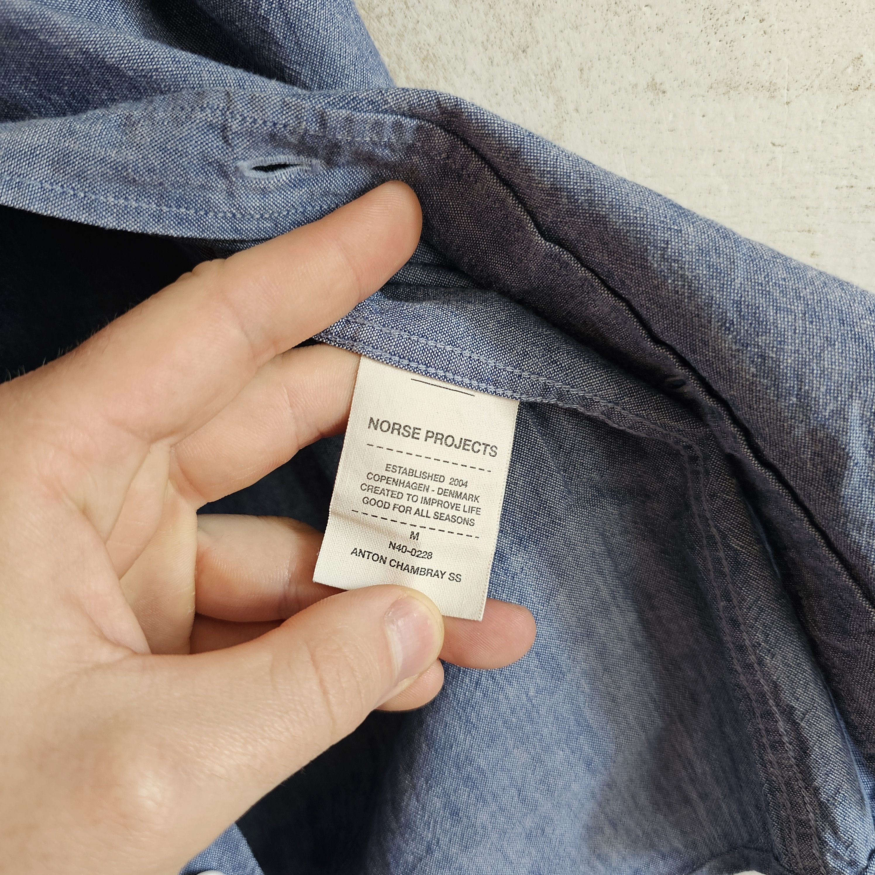 A.P.C. × Acne Studios × Norse Projects Norse Projects cotton shirt Size US M / EU 48-50 / 2 - 4 Thumbnail