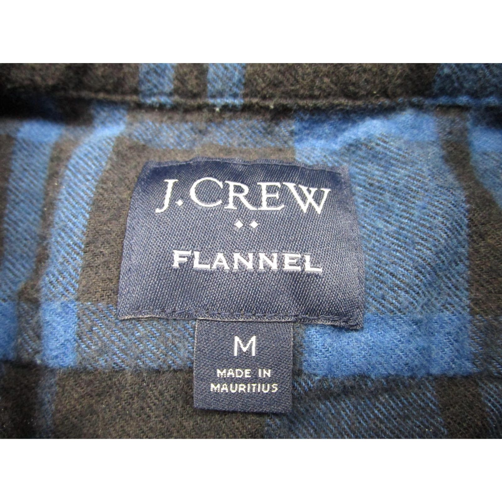J.Crew J Crew Shirt Mens Medium Blue Plaid Flannel Long Sleeve Button Front Casual Size US M / EU 48-50 / 2 - 4 Thumbnail