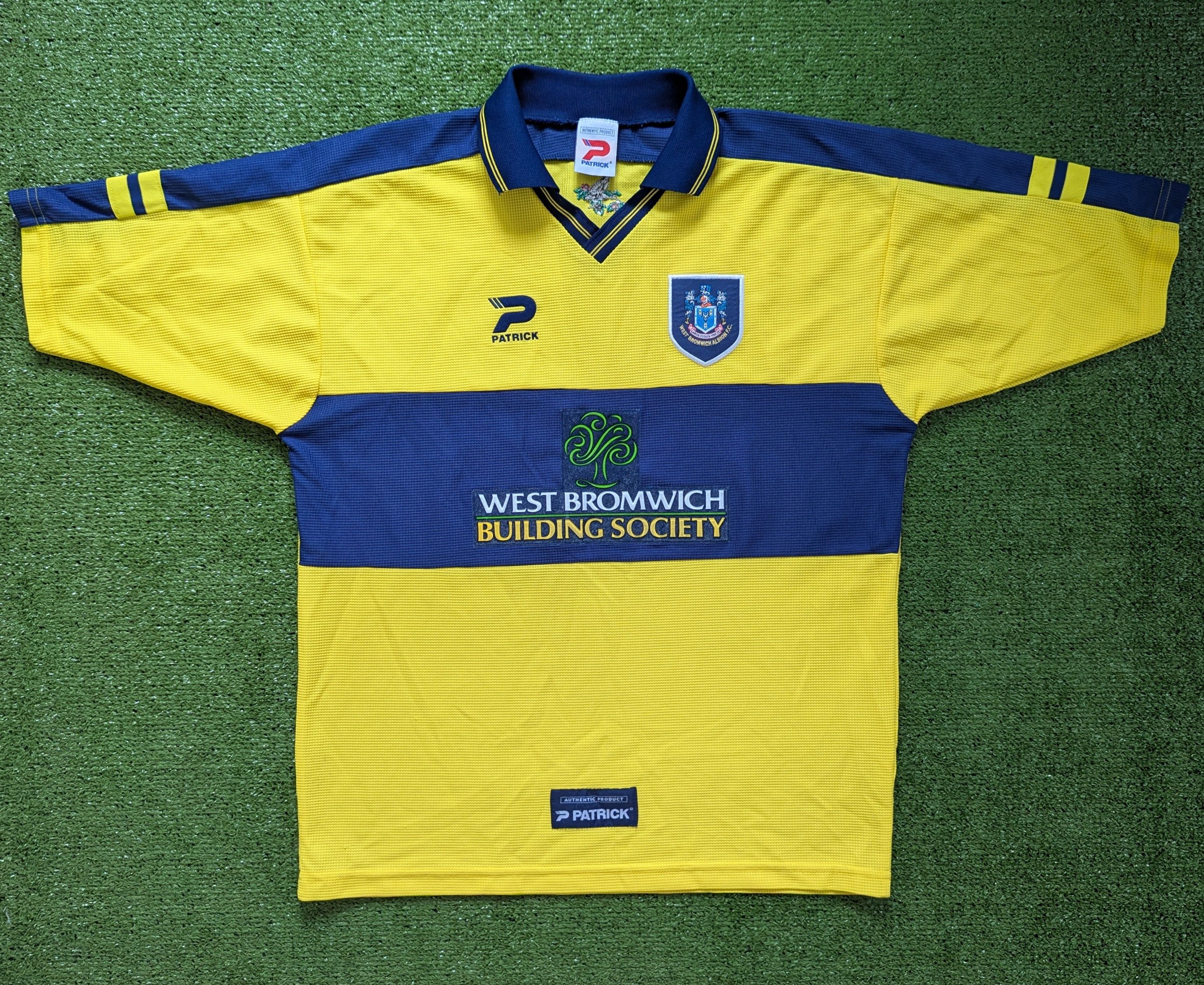 Other WEST BROMWICH ALBION 1999/2001 AWAY FOOTBALL SHIRT PATRICK Size US L / EU 52-54 / 3 - 1 Thumbnail