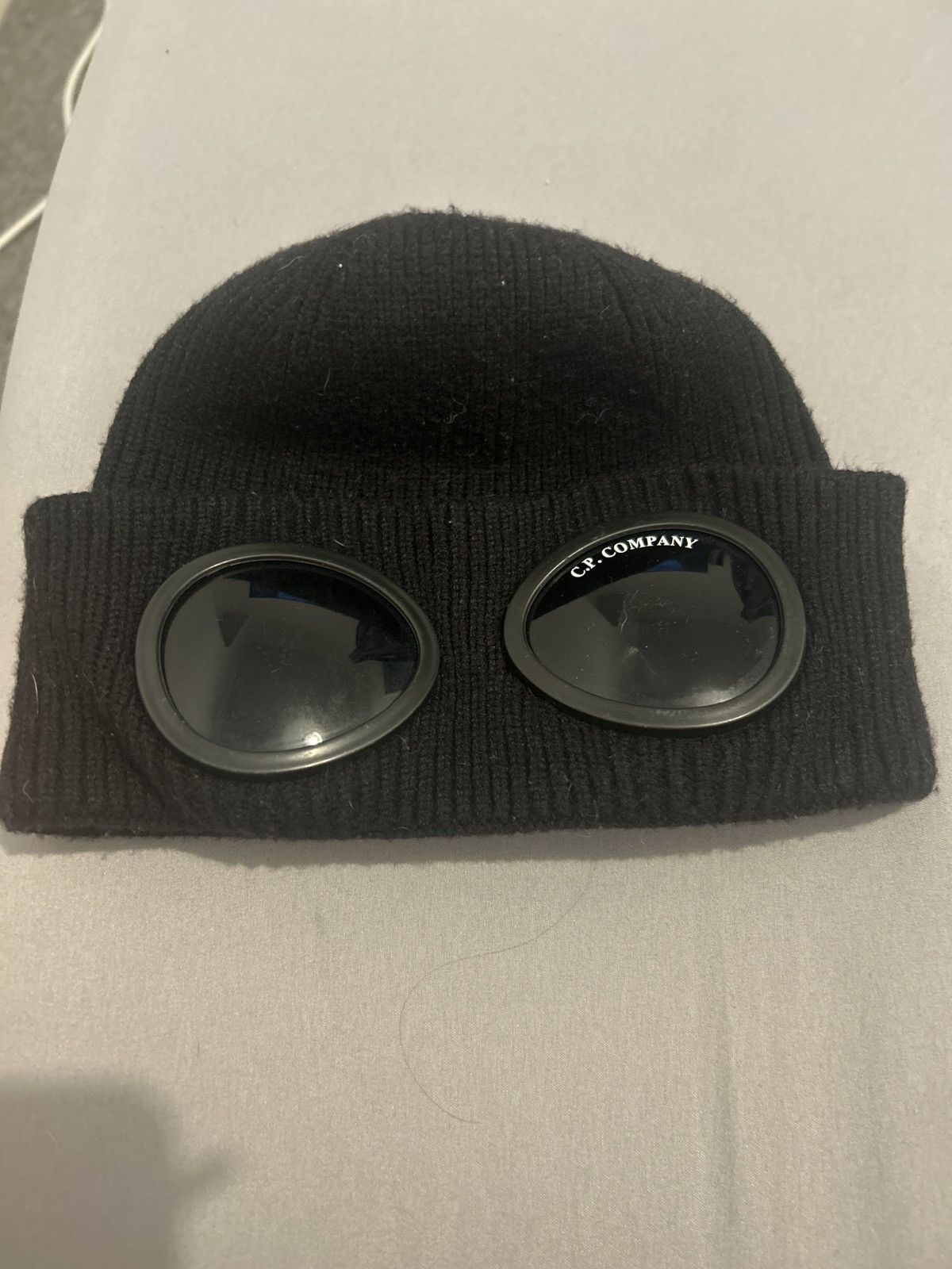 C.P. Company Black CP beanie Size 28 - 2 Thumbnail