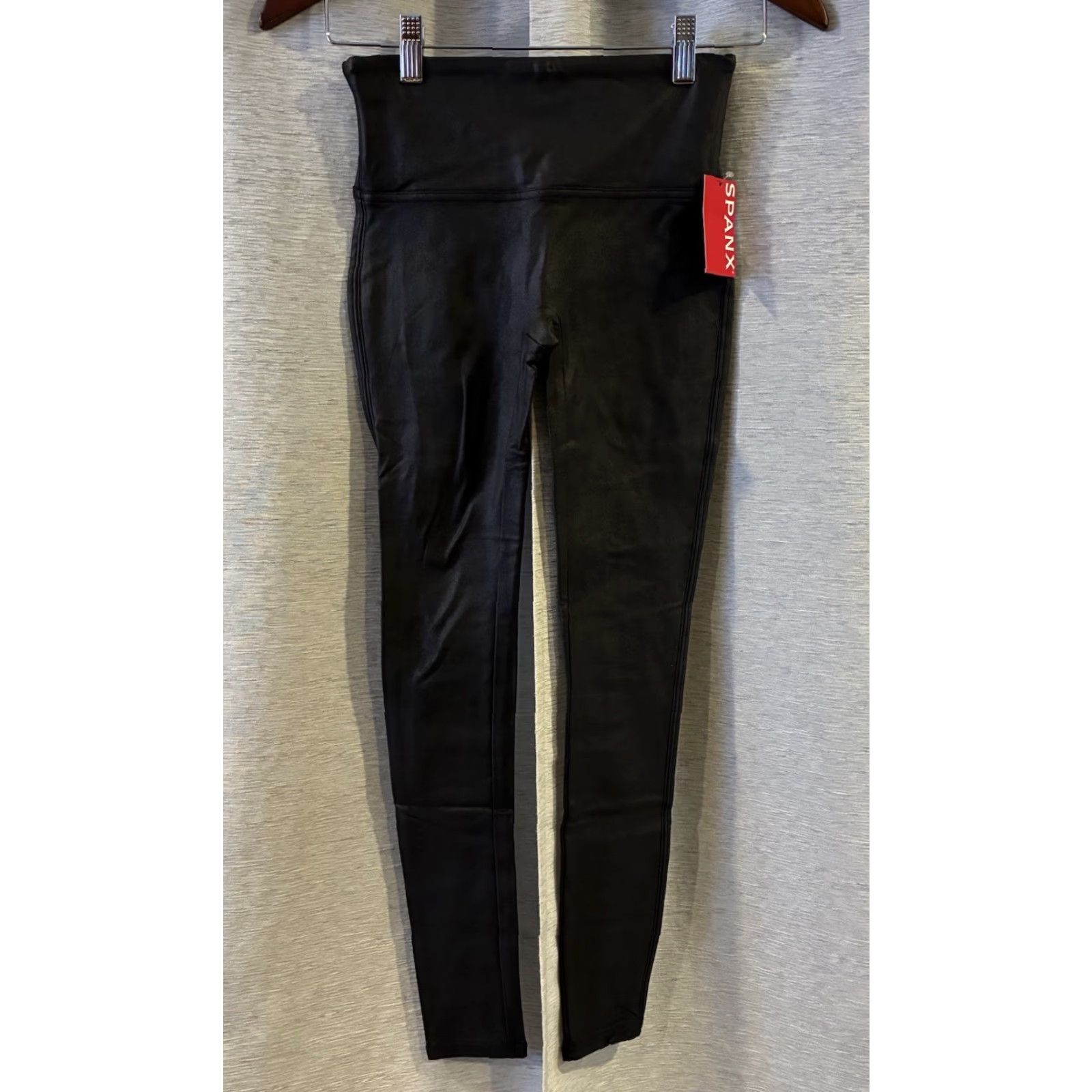 Spanx SPANX New SPANXshape Faux Leather Leggings Black Women’s Size Small NWT Size 28" / US 6 / IT 42 - 2 Thumbnail
