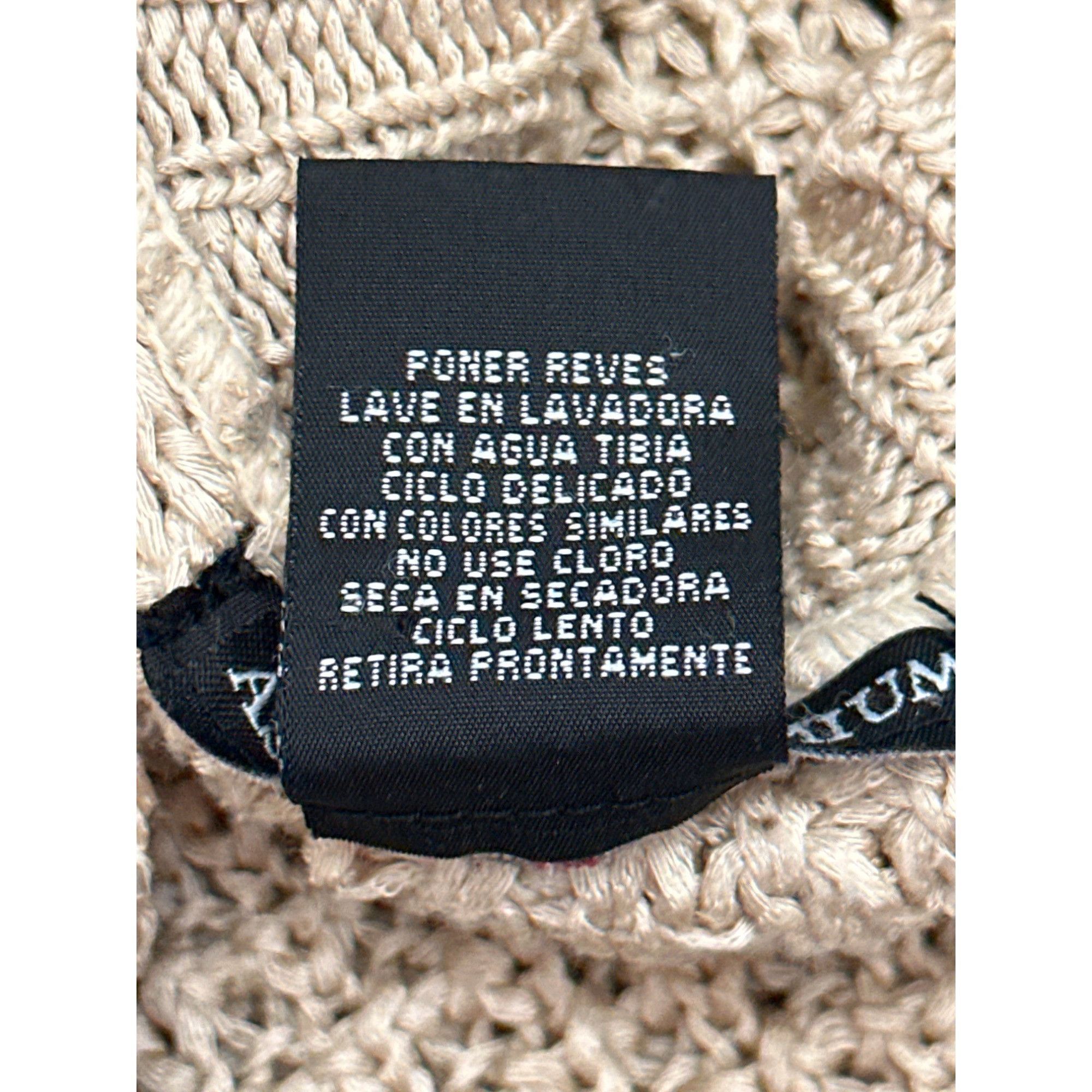 Other Ashley Premium Open Front Cotton Knit Cardigan In Beige With Size M / US 6-8 / IT 42-44 - 6 Thumbnail