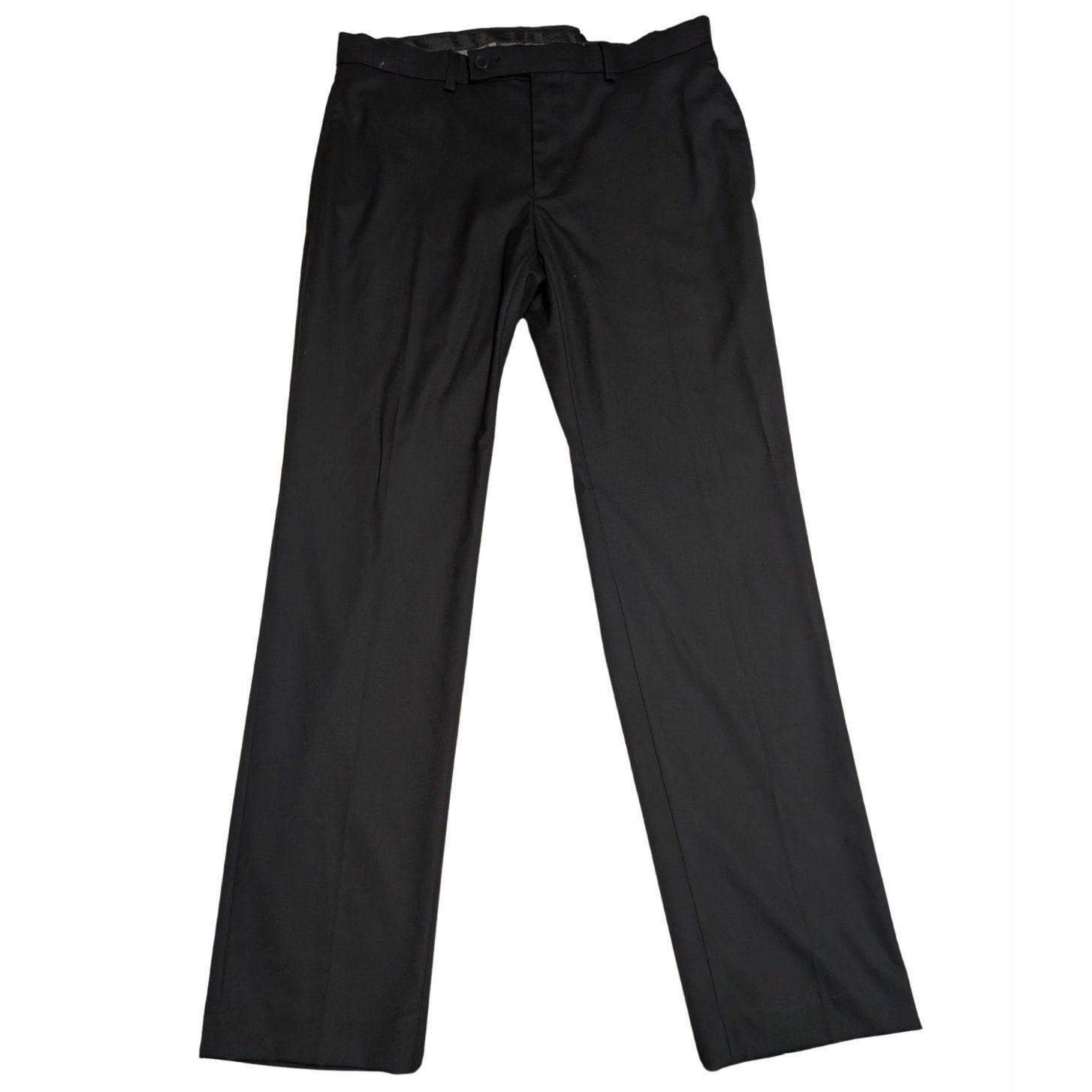 Calvin Klein Calvin Klein Slim Fit Suit Pants Men's Black Solid 32W 30L Size US 32 / EU 48 - 2 Thumbnail