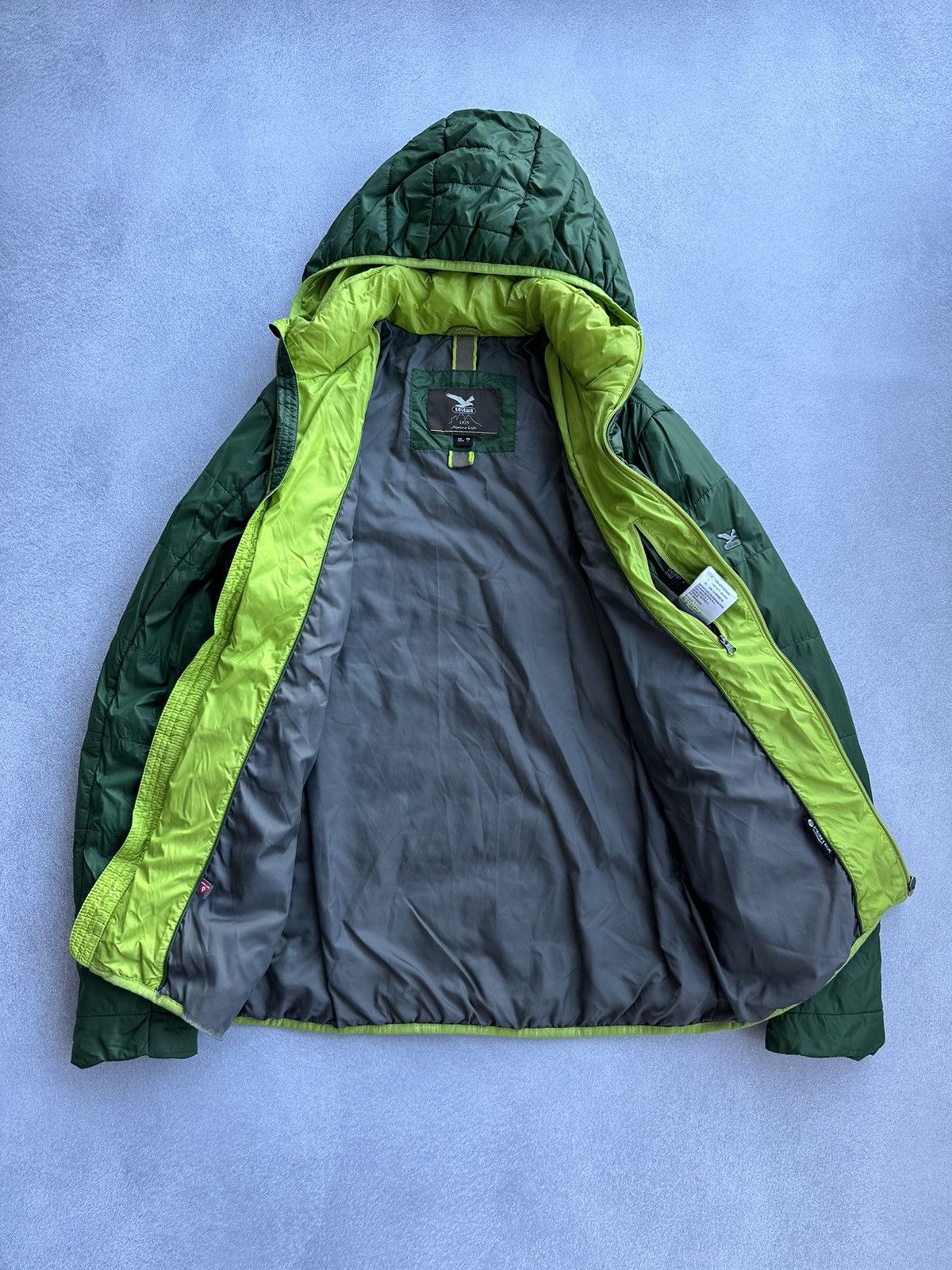 SALEWA × Vintage Salewa Rasciesa PRL Green Micro Puffer Jacket Size US M / EU 48-50 / 2 - 12 Thumbnail