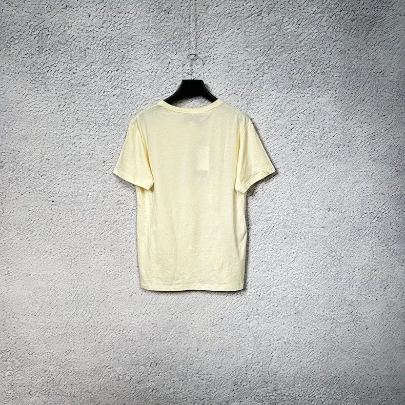 Gucci GucciGuccy series letter print round neck loose beige short Size US M / EU 48-50 / 2 - 2 Thumbnail