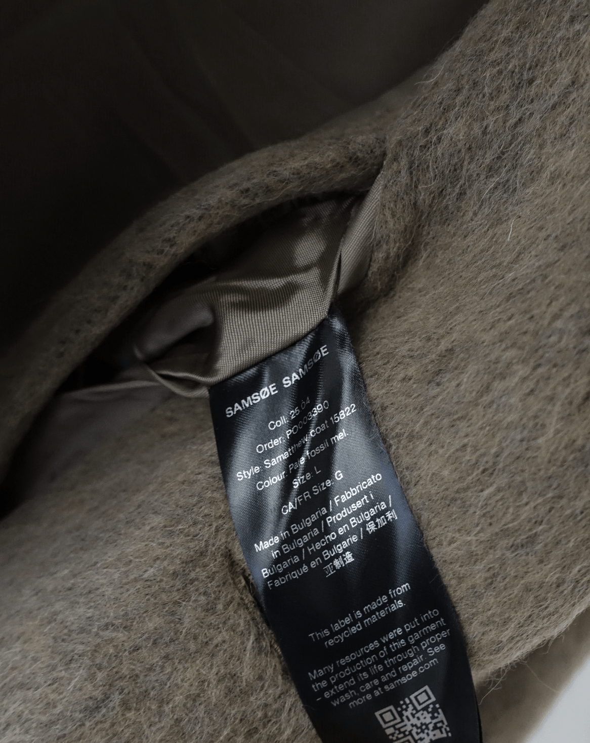 Samsoe Samsoe Sajilla Coat Size US L / EU 52-54 / 3 - 9 Thumbnail